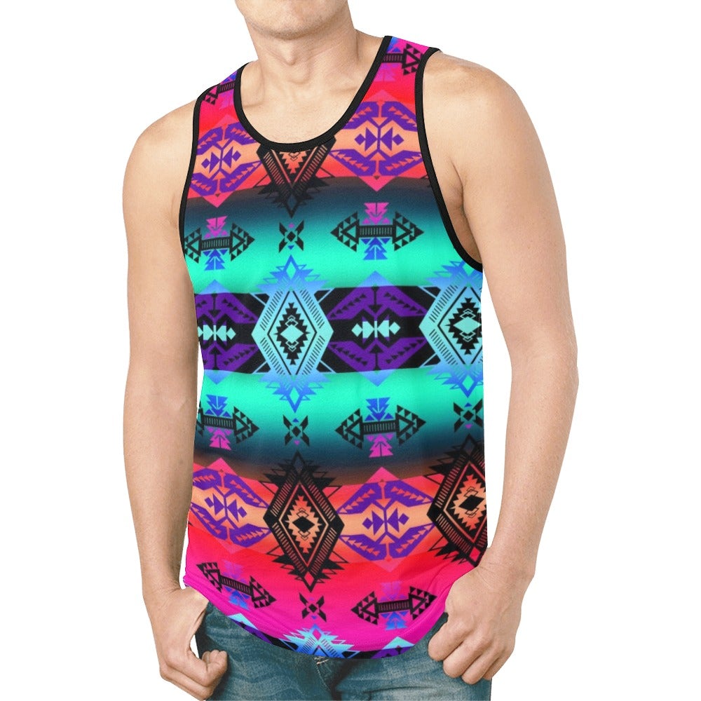 Sovereign Nation Sunrise New All Over Print Tank Top for Men (Model T46) New All Over Print Tank Top for Men (T46) e-joyer