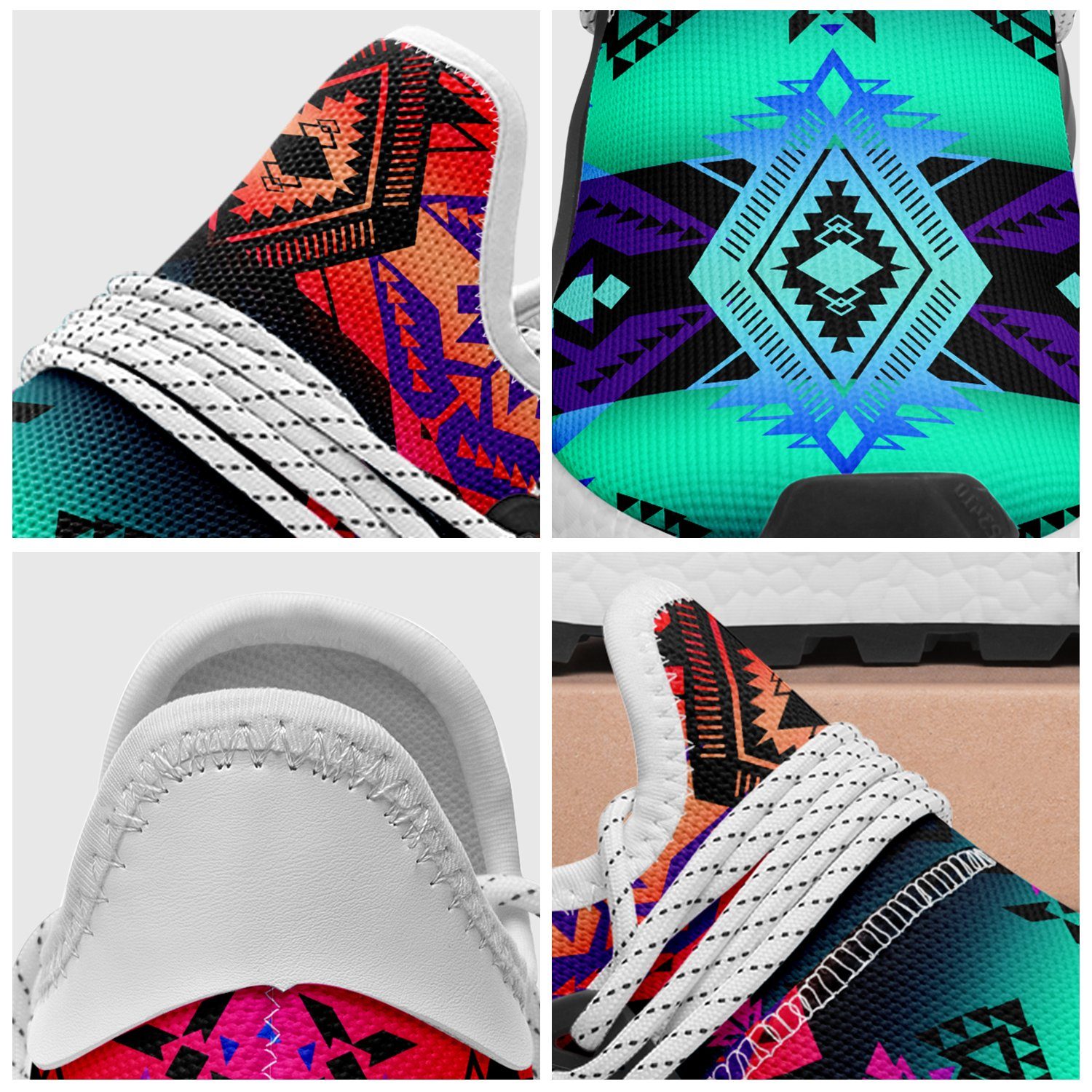 Sovereign Nation Sunrise Okaki Sneakers Shoes 49 Dzine