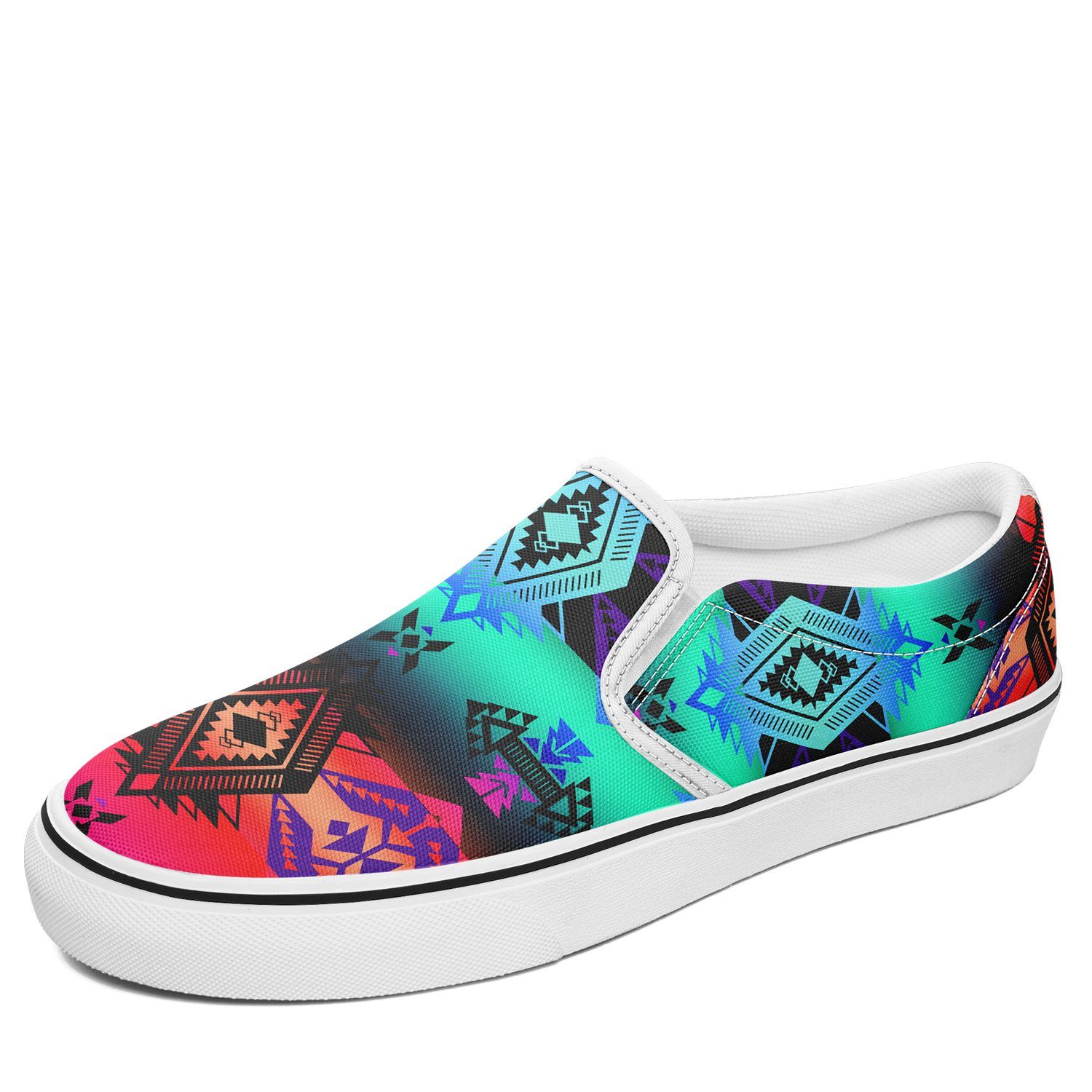Sovereign Nation Sunrise Otoyimm Canvas Slip On Shoes 49 Dzine