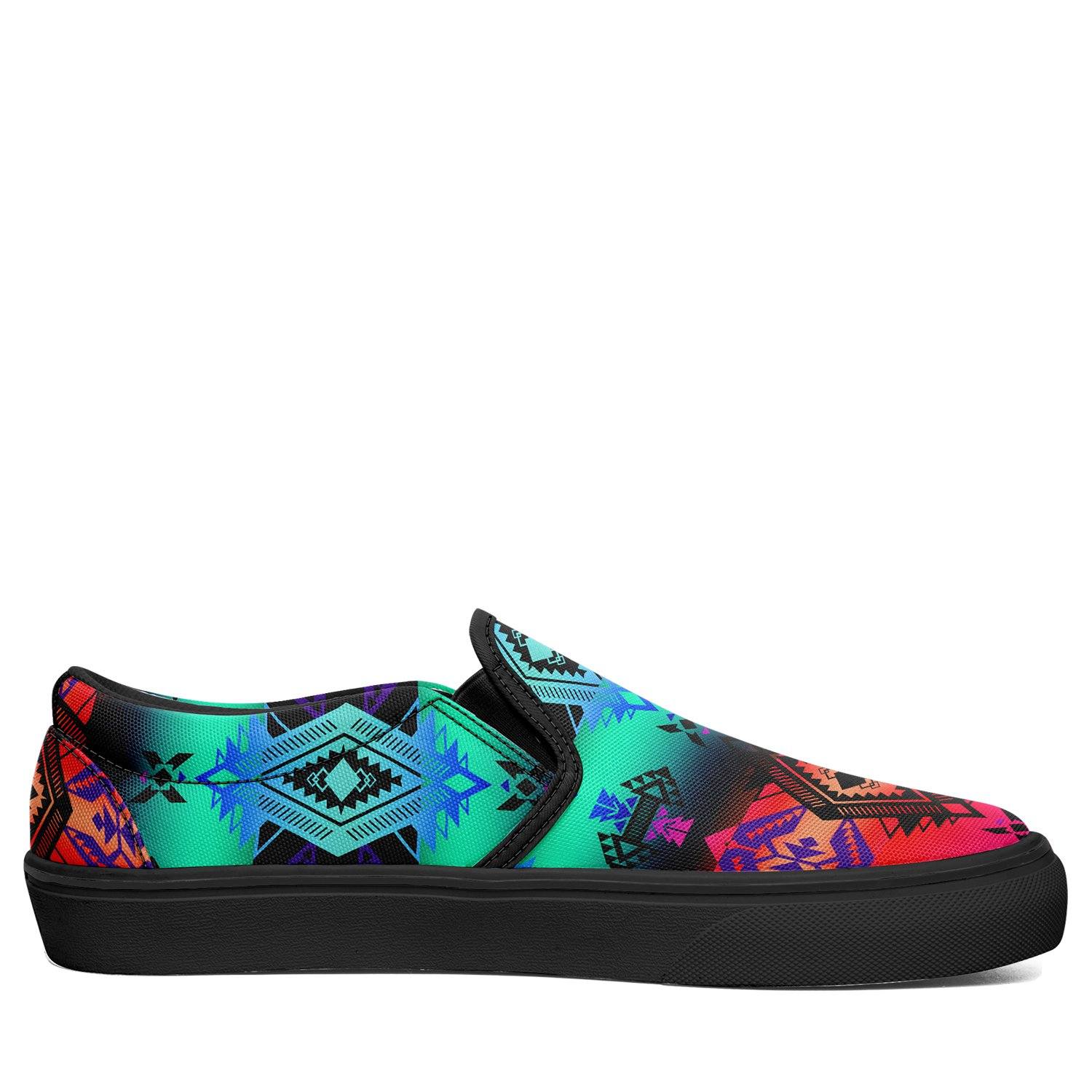 Sovereign Nation Sunrise Otoyimm Canvas Slip On Shoes 49 Dzine