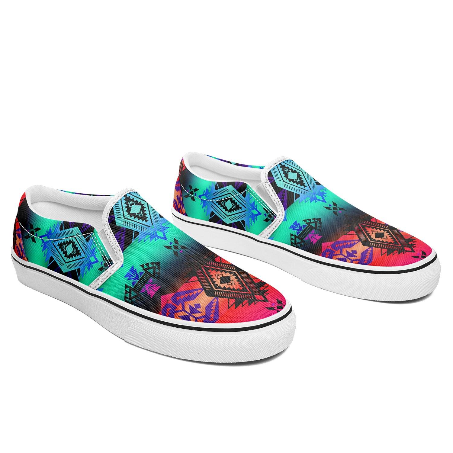 Sovereign Nation Sunrise Otoyimm Canvas Slip On Shoes 49 Dzine