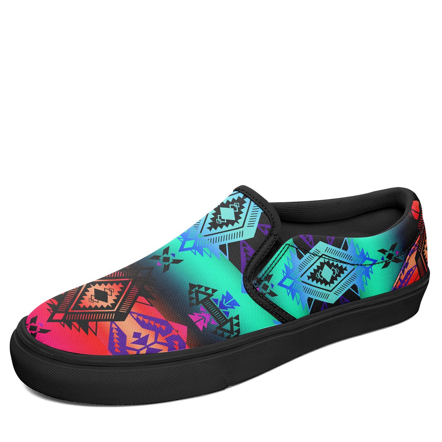 Sovereign Nation Sunrise Otoyimm Canvas Slip On Shoes 49 Dzine
