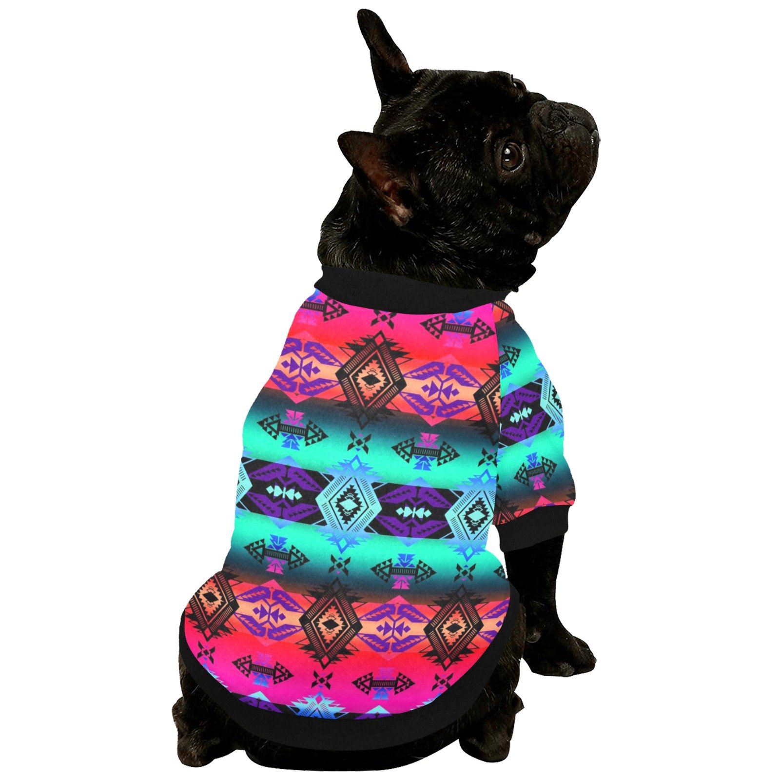 Sovereign Nation Sunrise Pet Dog Round Neck Shirt Pet Dog Round Neck Shirt e-joyer