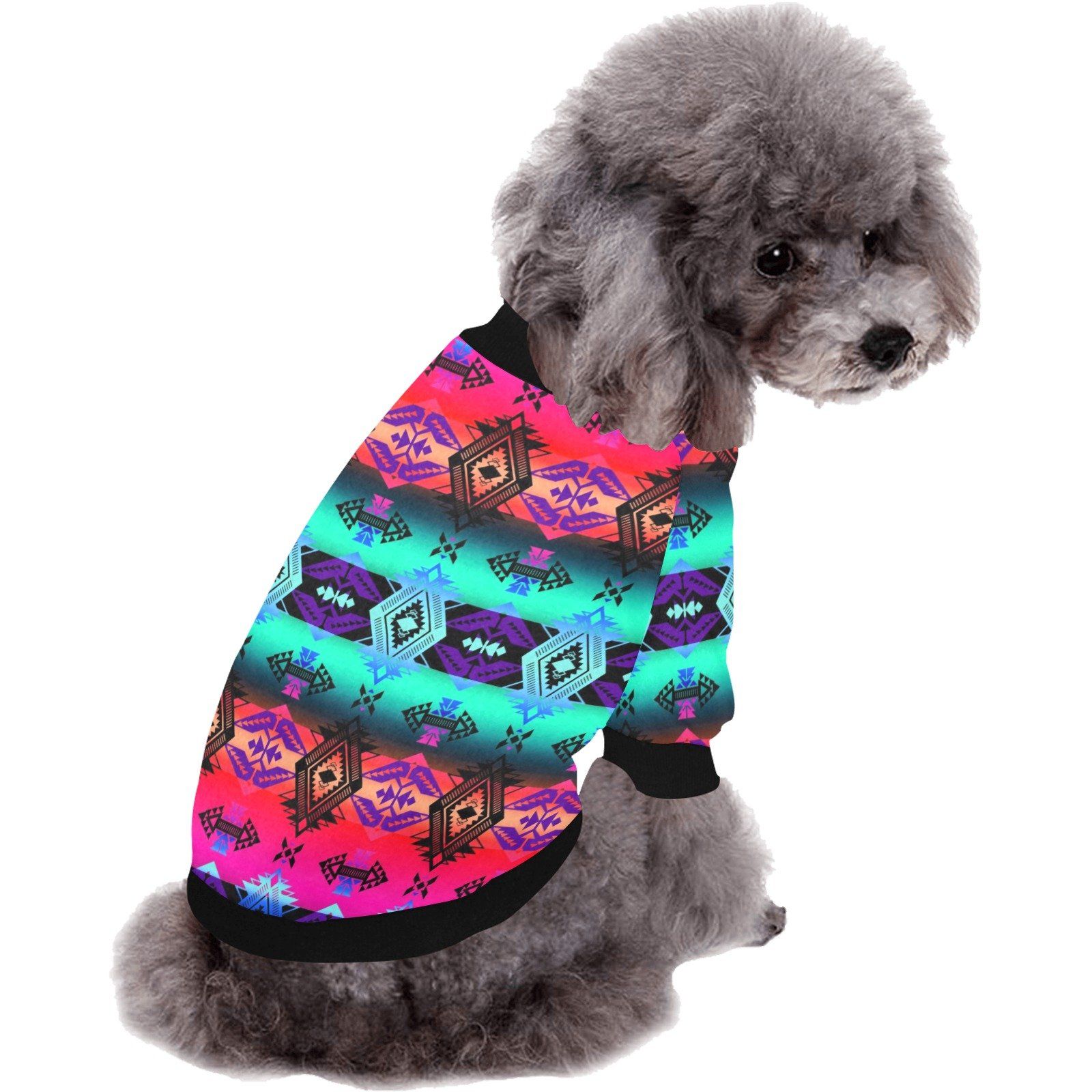 Sovereign Nation Sunrise Pet Dog Round Neck Shirt Pet Dog Round Neck Shirt e-joyer
