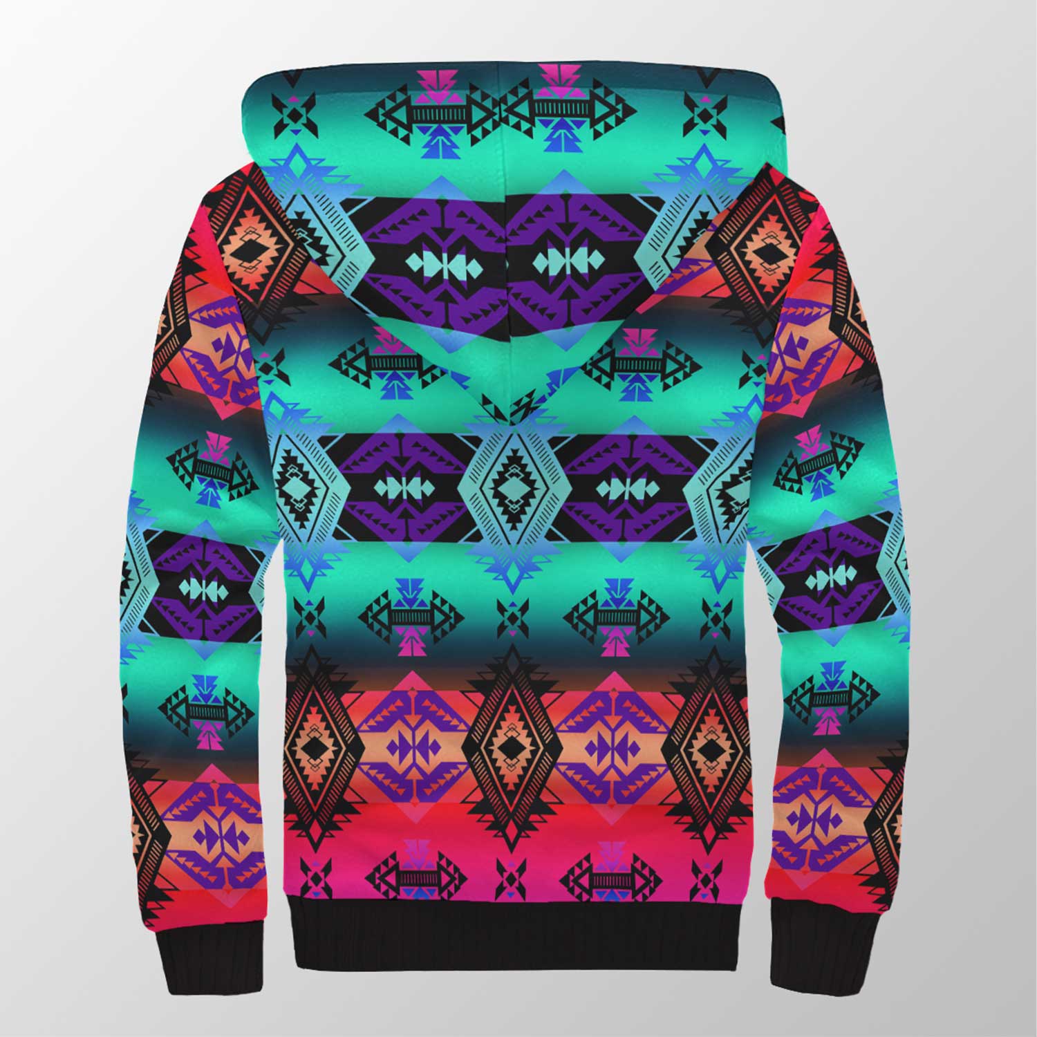 Sovereign Nation Sunrise Sherpa Hoodie 49 Dzine