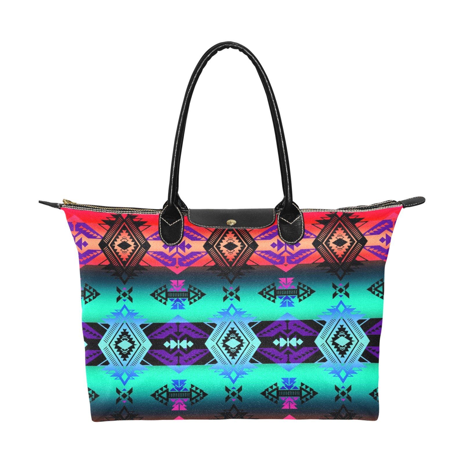 Sovereign Nation Sunrise Single-Shoulder Lady Handbag (Model 1714) bag e-joyer