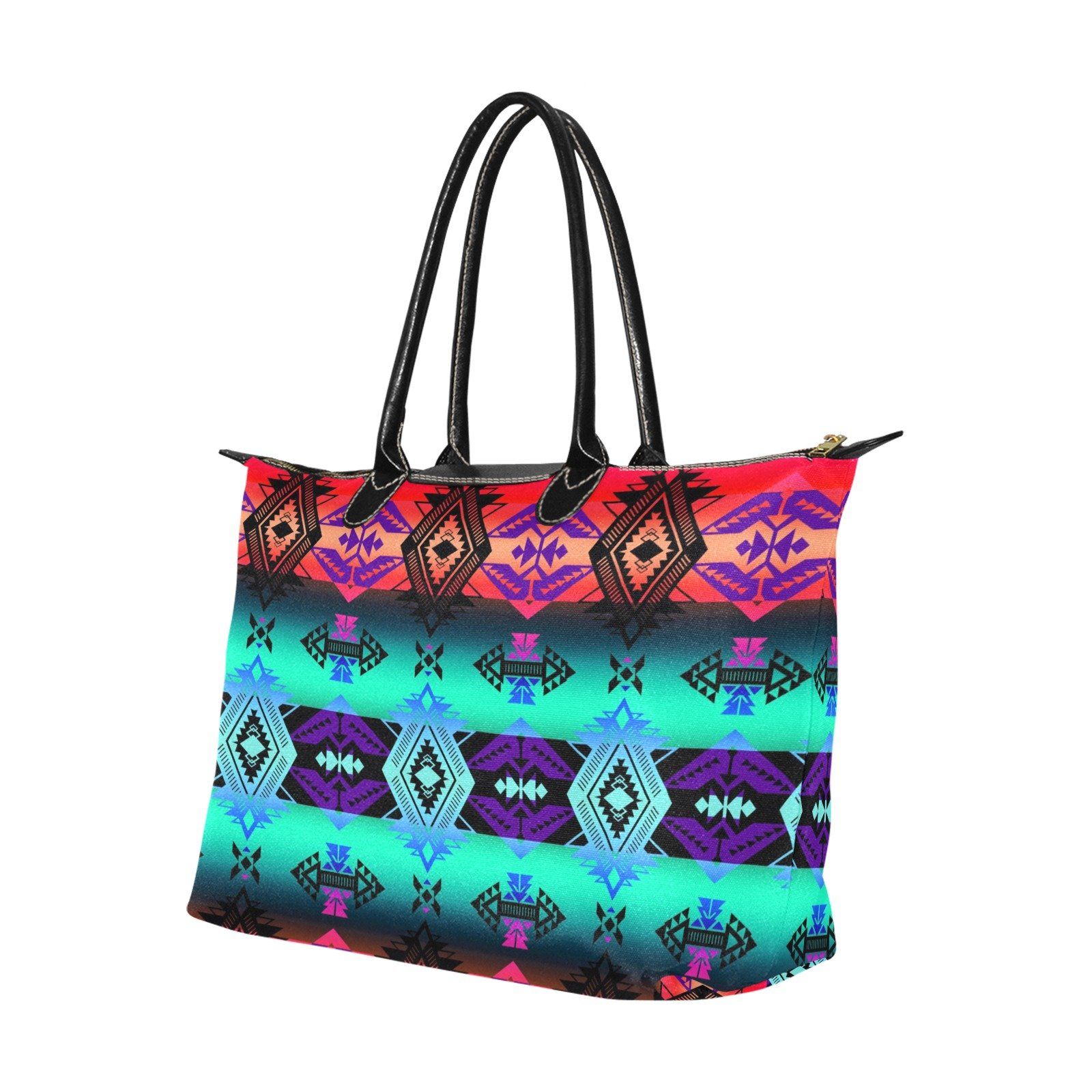 Sovereign Nation Sunrise Single-Shoulder Lady Handbag (Model 1714) bag e-joyer