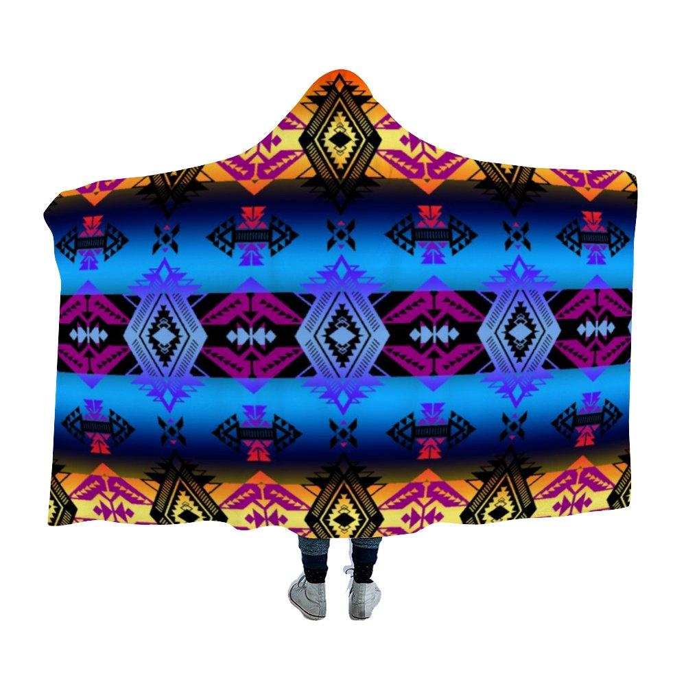 Sovereign Nation Sunset Hooded Blanket 49 Dzine