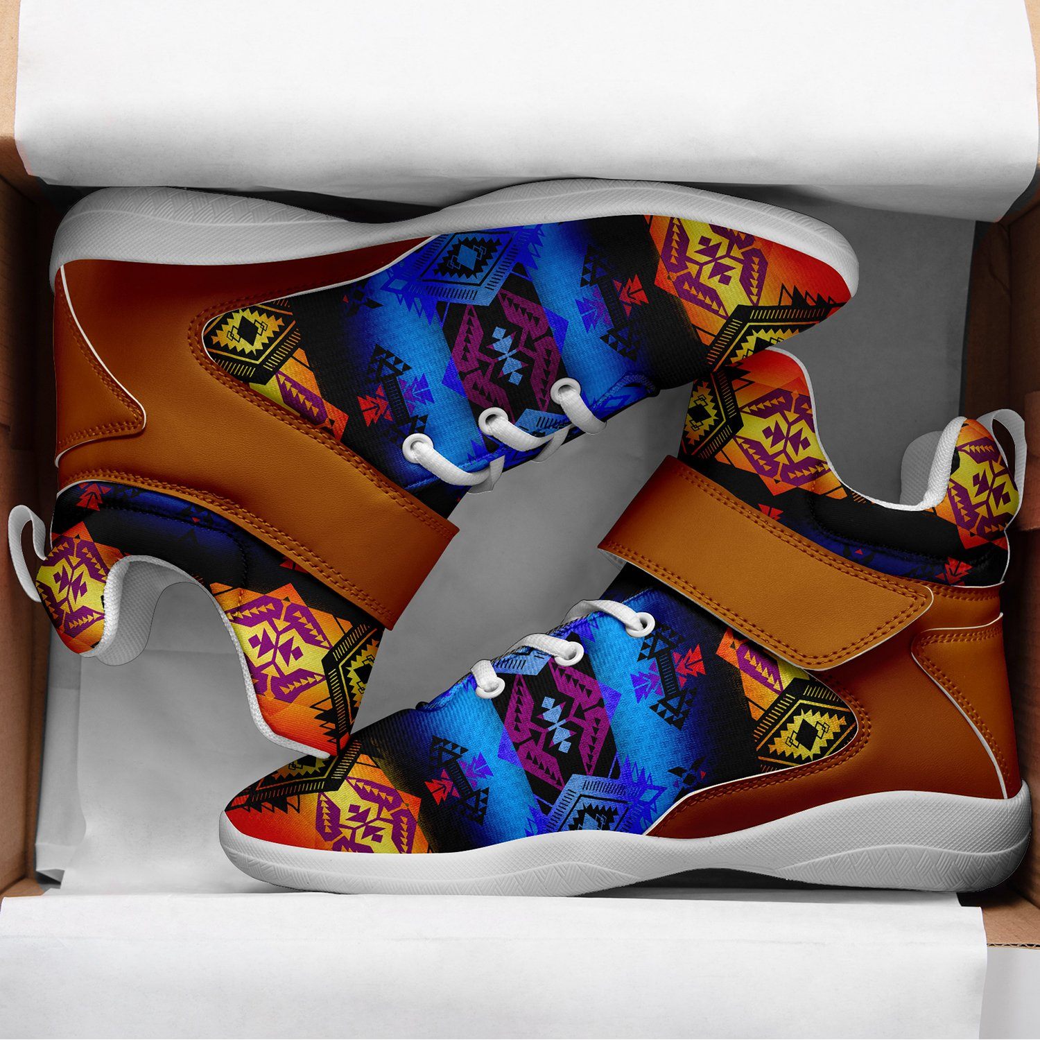 Sovereign Nation Sunset Ipottaa Basketball / Sport High Top Shoes 49 Dzine