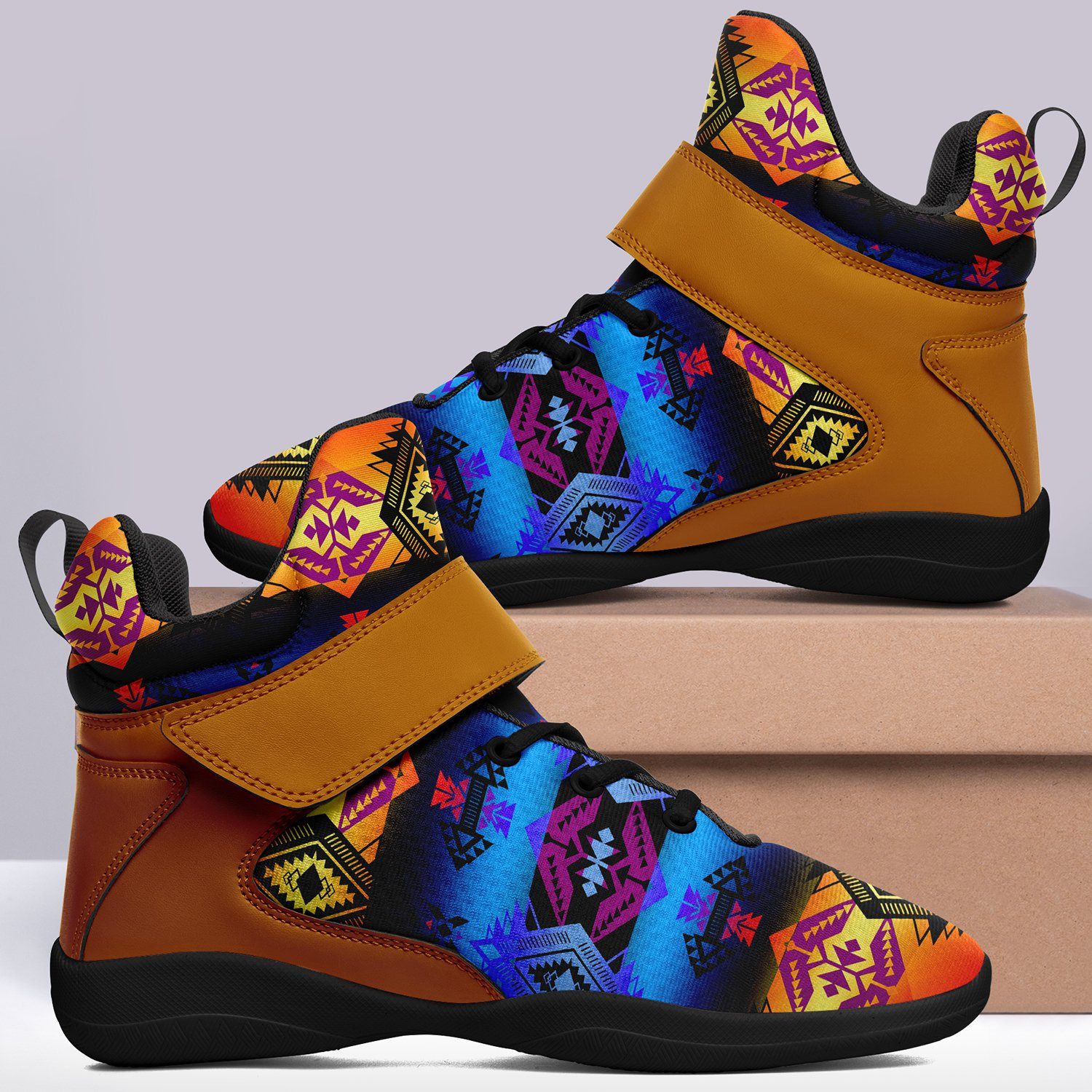Sovereign Nation Sunset Ipottaa Basketball / Sport High Top Shoes 49 Dzine
