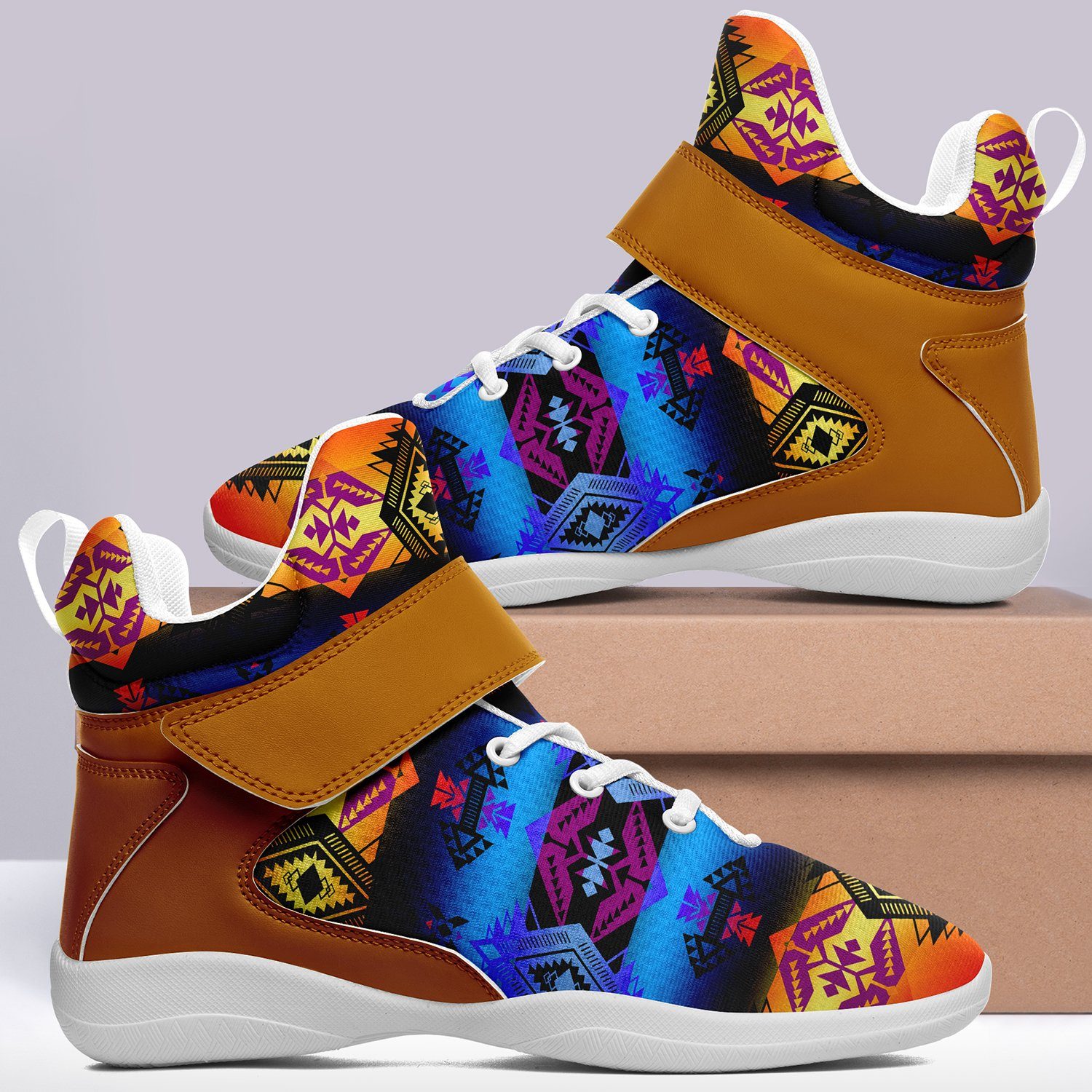 Sovereign Nation Sunset Ipottaa Basketball / Sport High Top Shoes 49 Dzine