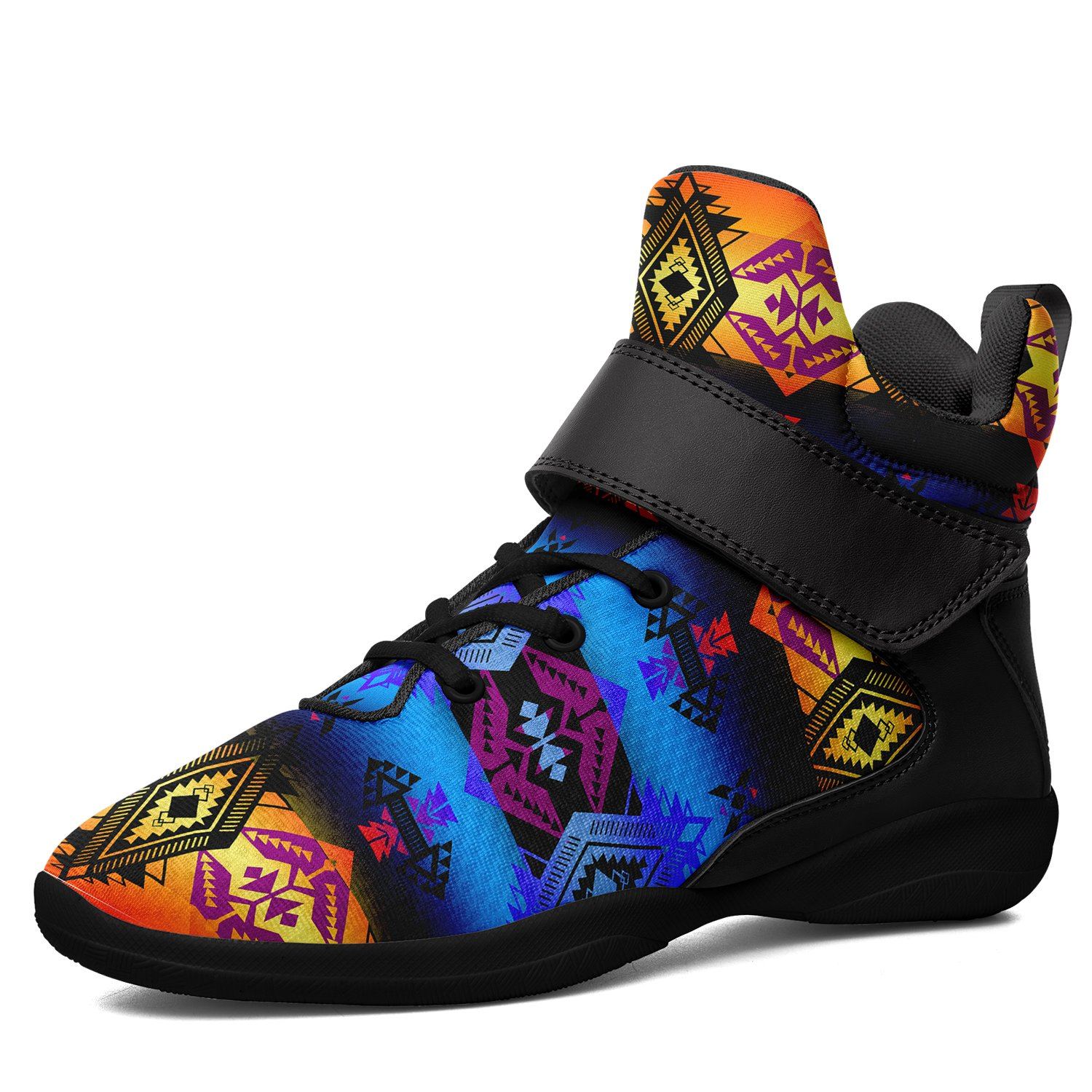 Sovereign Nation Sunset Ipottaa Basketball / Sport High Top Shoes 49 Dzine US Women 4.5 / US Youth 3.5 / EUR 35 Black Sole with Black Strap 