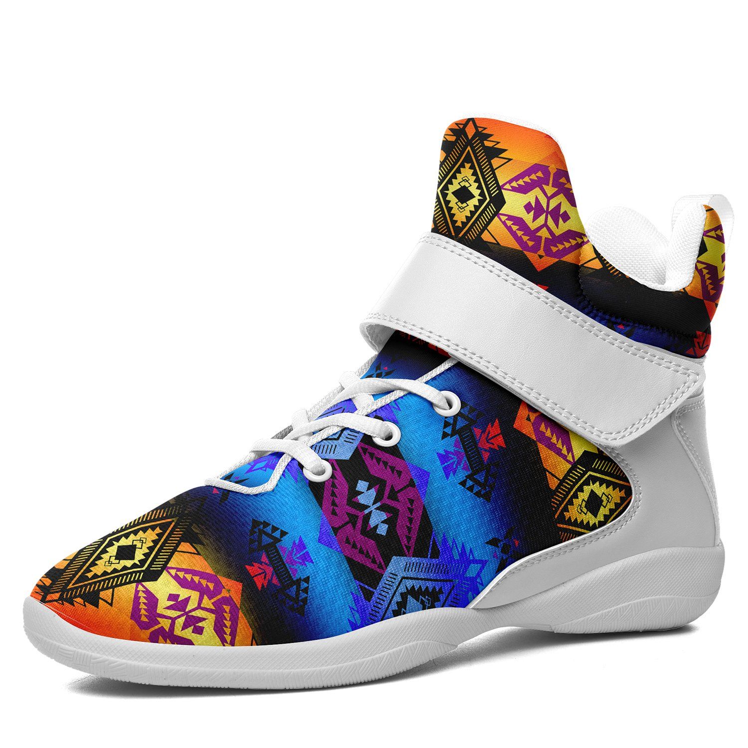 Sovereign Nation Sunset Ipottaa Basketball / Sport High Top Shoes 49 Dzine US Women 4.5 / US Youth 3.5 / EUR 35 White Sole with White Strap