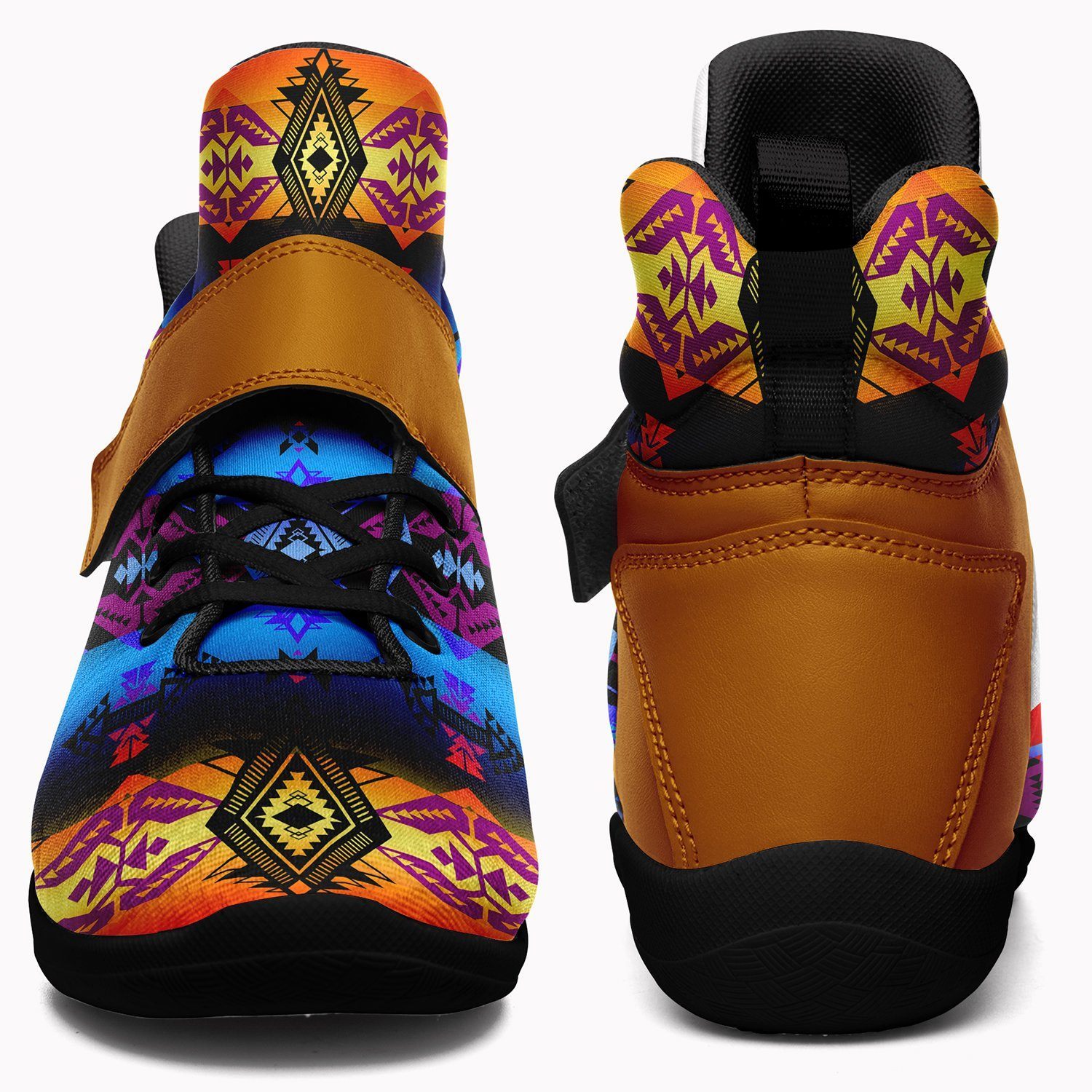 Sovereign Nation Sunset Ipottaa Basketball / Sport High Top Shoes - Black Sole 49 Dzine