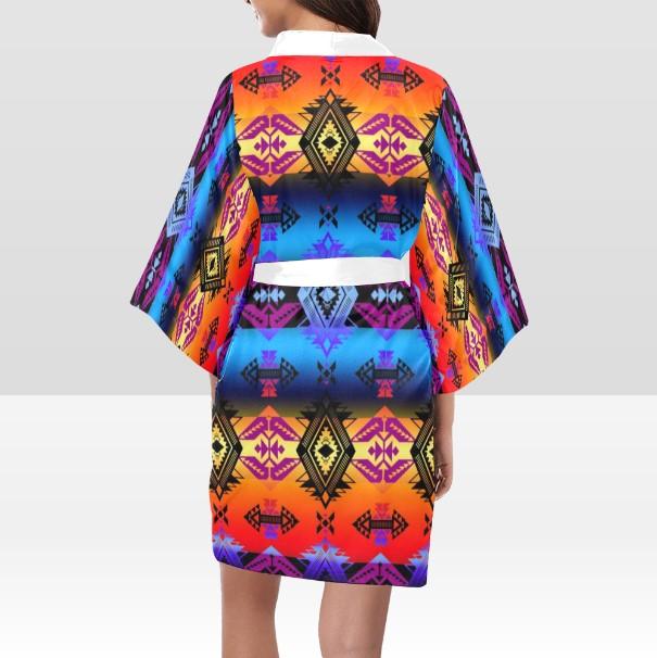 Sovereign Nation Sunset Kimono Robe Artsadd