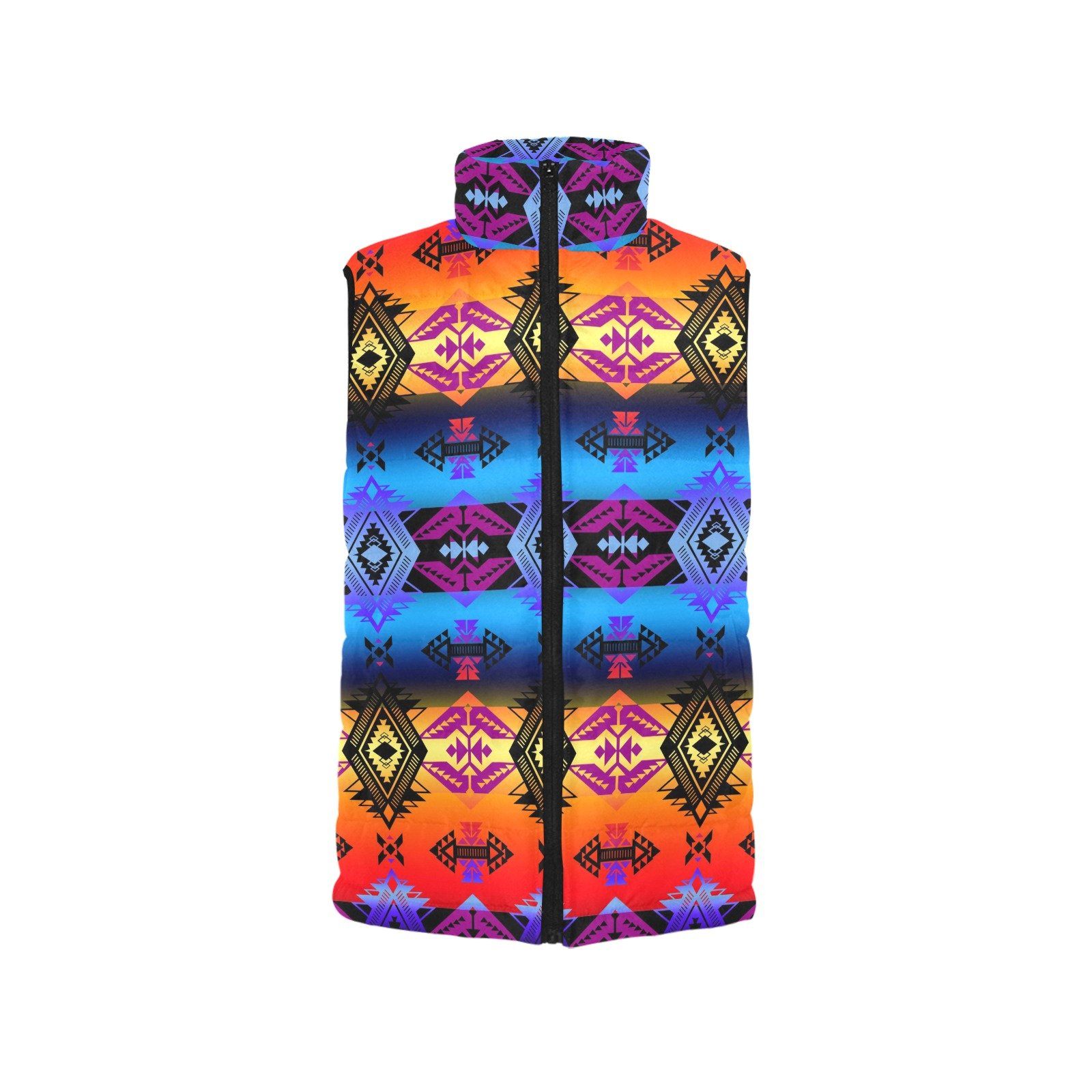 Sovereign Nation Sunset Men's Padded Vest Jacket (Model H44) Men's Padded Vest Jacket (H44) e-joyer