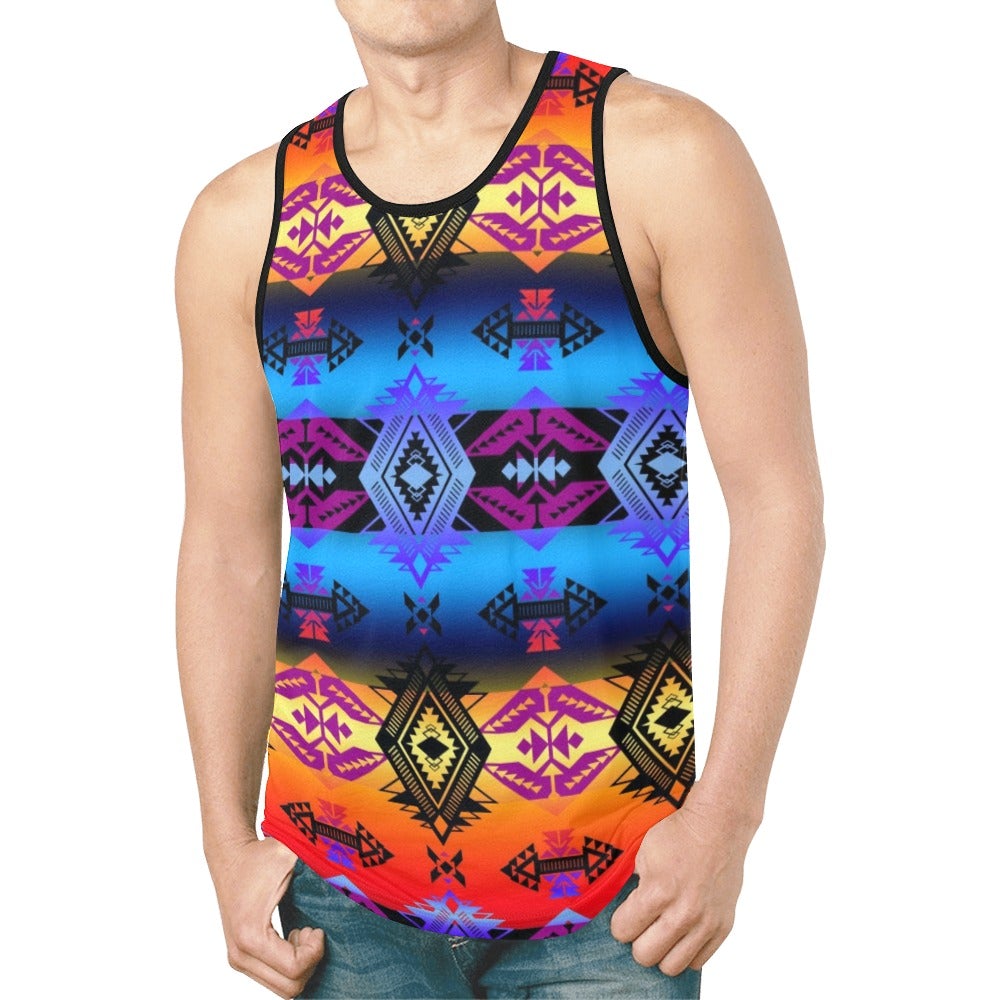 Sovereign Nation Sunset New All Over Print Tank Top for Men (Model T46) New All Over Print Tank Top for Men (T46) e-joyer