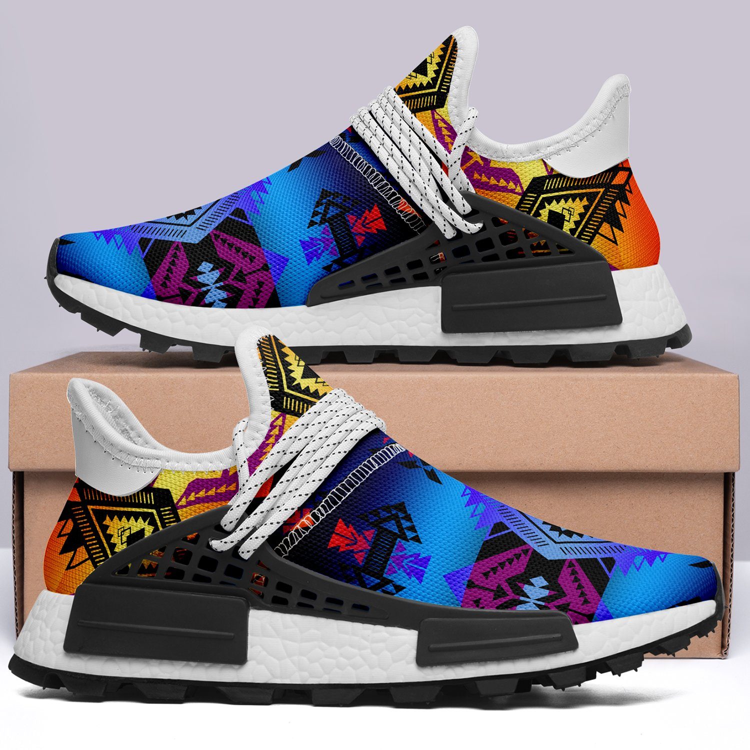 Sovereign Nation Sunset Okaki Sneakers Shoes 49 Dzine