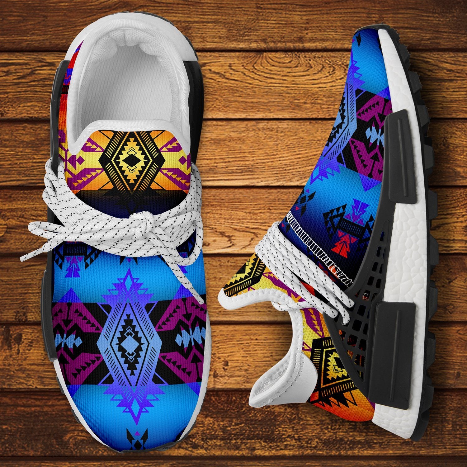 Sovereign Nation Sunset Okaki Sneakers Shoes 49 Dzine