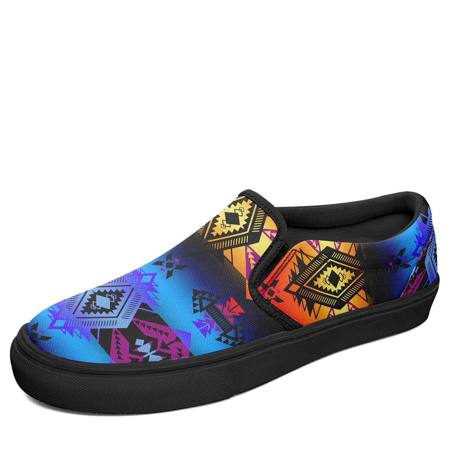 Sovereign Nation Sunset Otoyimm Canvas Slip On Shoes 49 Dzine