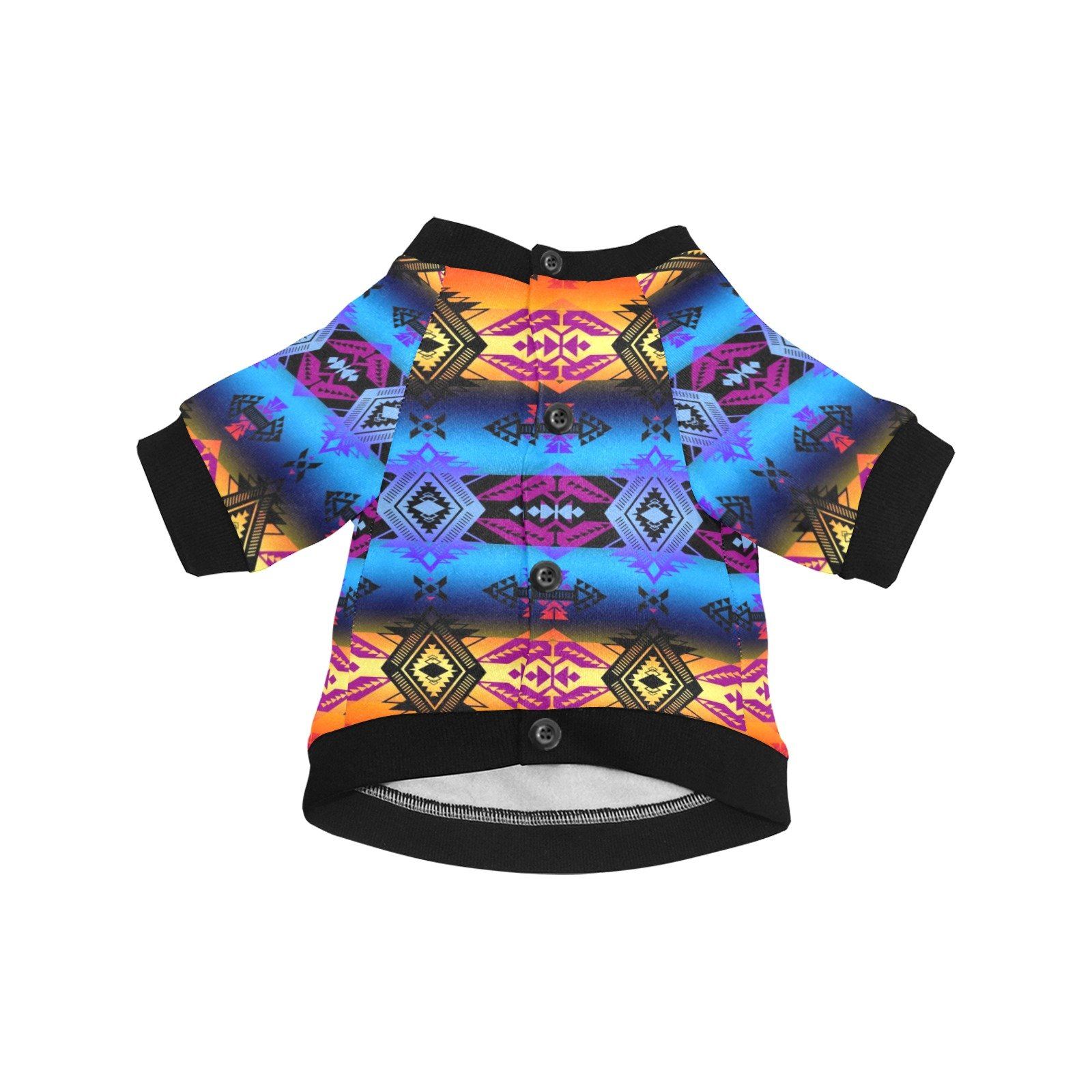Sovereign Nation Sunset Pet Dog Round Neck Shirt Pet Dog Round Neck Shirt e-joyer