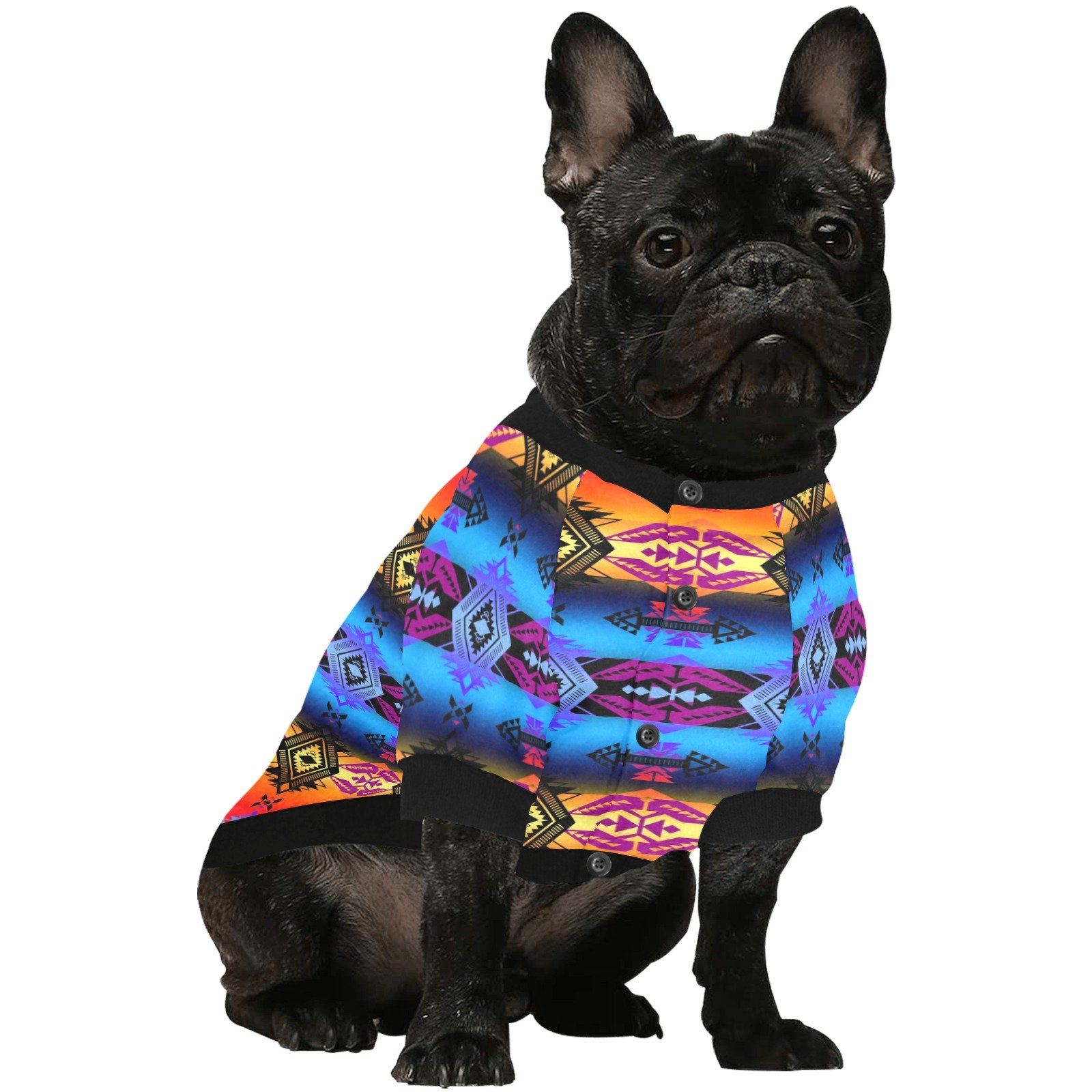 Sovereign Nation Sunset Pet Dog Round Neck Shirt Pet Dog Round Neck Shirt e-joyer