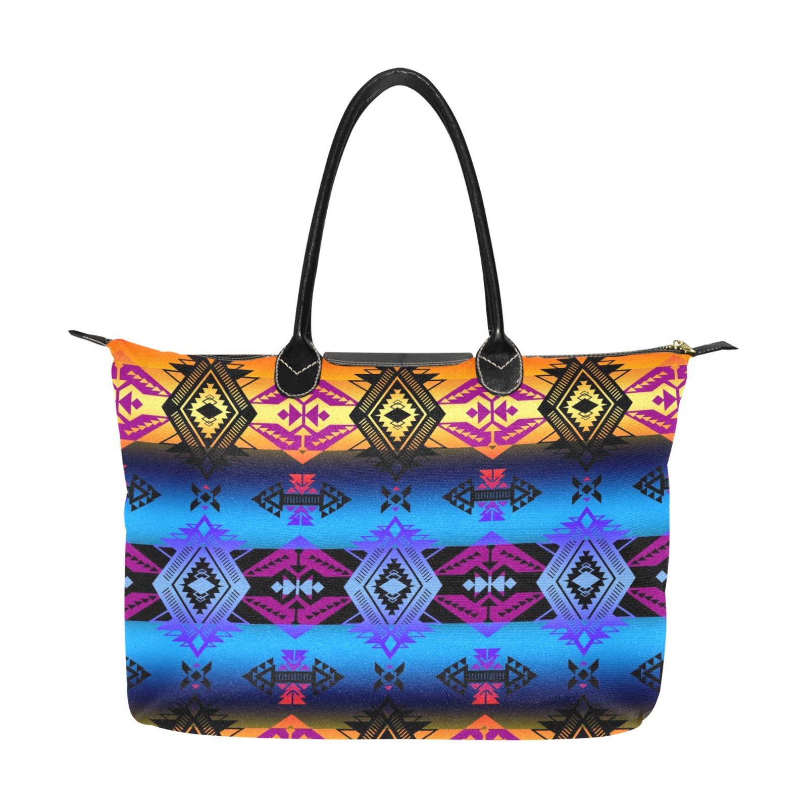 Sovereign Nation Sunset Single-Shoulder Lady Handbag (Model 1714) bag e-joyer