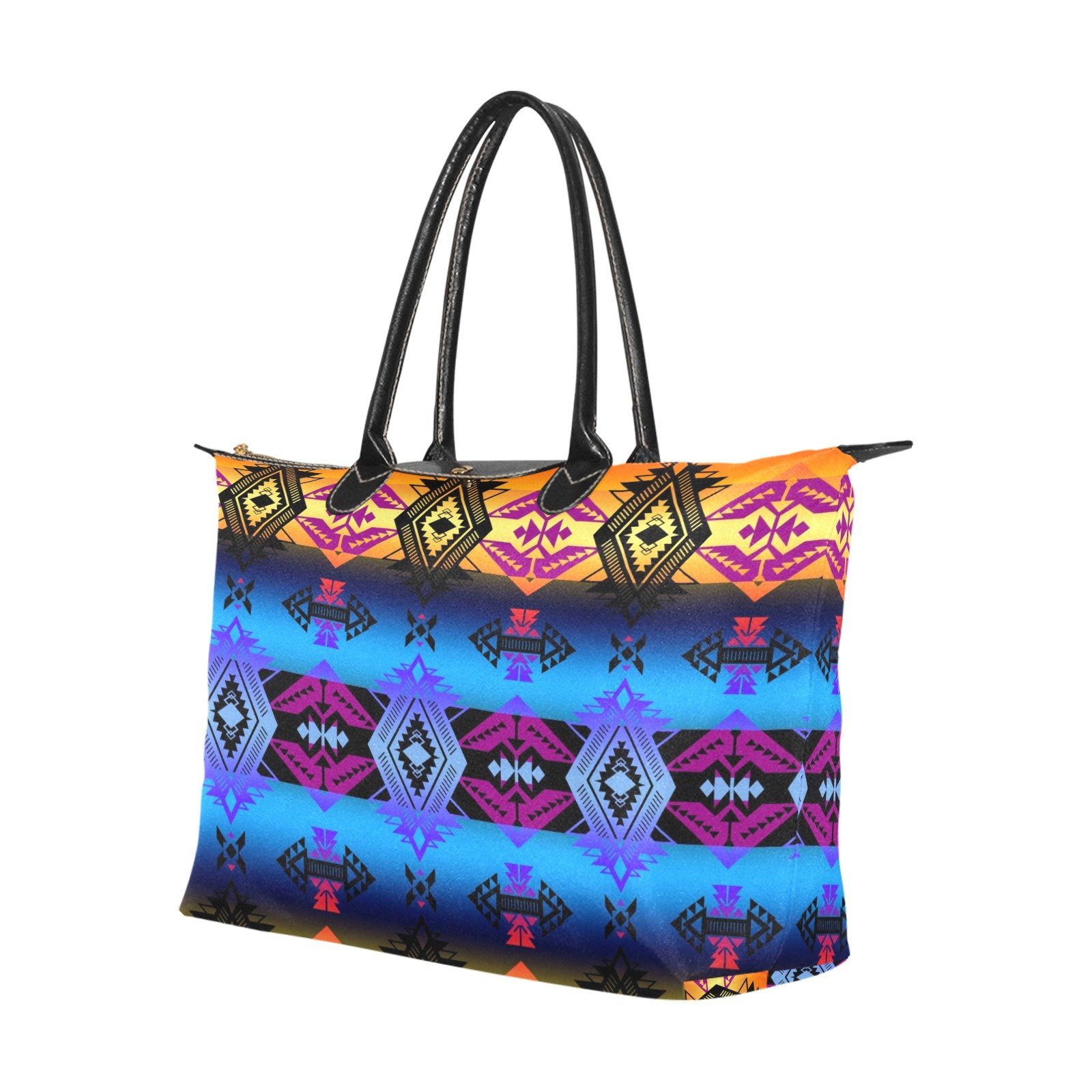 Sovereign Nation Sunset Single-Shoulder Lady Handbag (Model 1714) bag e-joyer