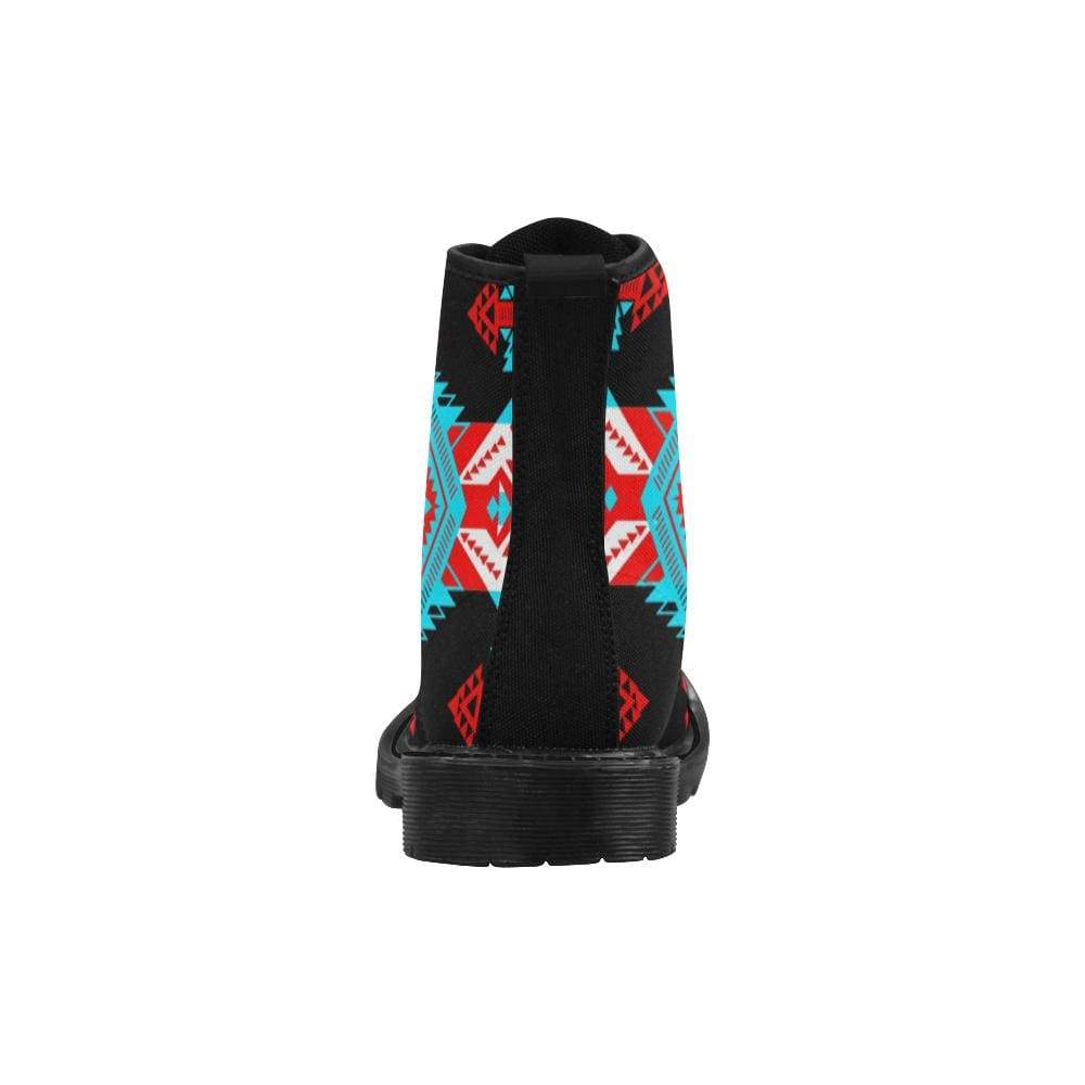 Sovereign Nation Trade Blanket v2 Boots for Men (Black) (Model 1203H) Martin Boots for Men (Black) (1203H) e-joyer