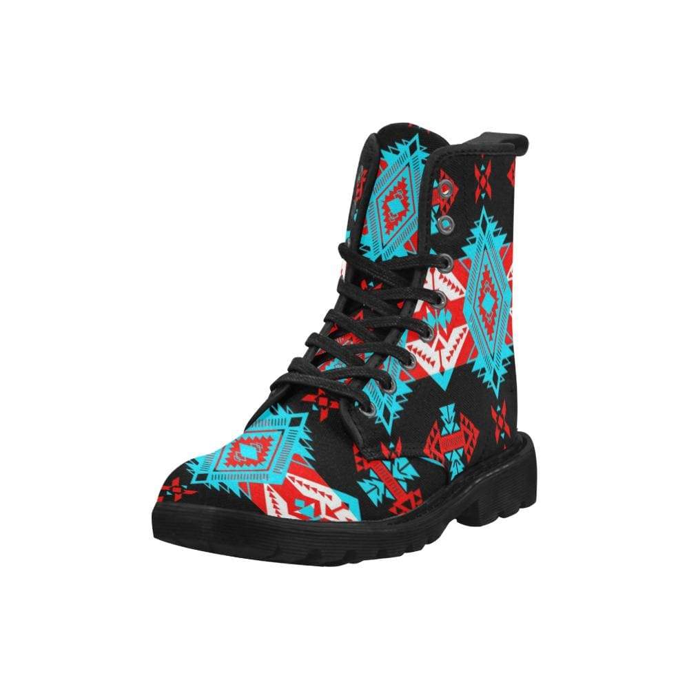 Sovereign Nation Trade Blanket v2 Boots for Men (Black) (Model 1203H) Martin Boots for Men (Black) (1203H) e-joyer