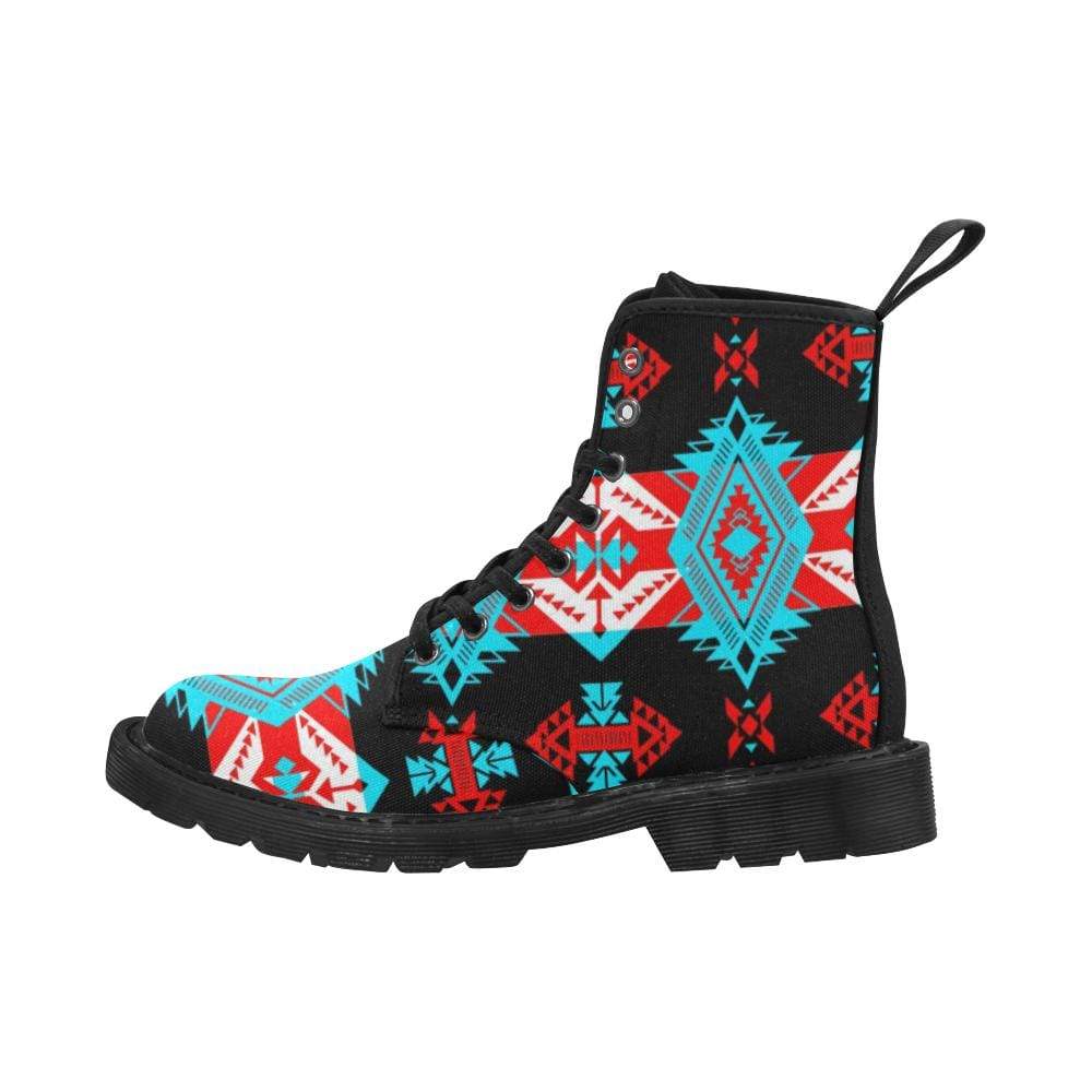 Sovereign Nation Trade Blanket v2 Boots for Men (Black) (Model 1203H) Martin Boots for Men (Black) (1203H) e-joyer