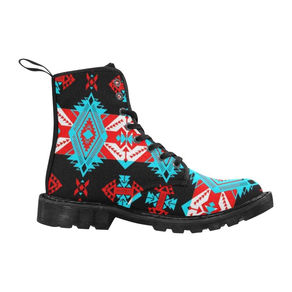 Sovereign Nation Trade Blanket v2 Boots for Men (Black) (Model 1203H) Martin Boots for Men (Black) (1203H) e-joyer