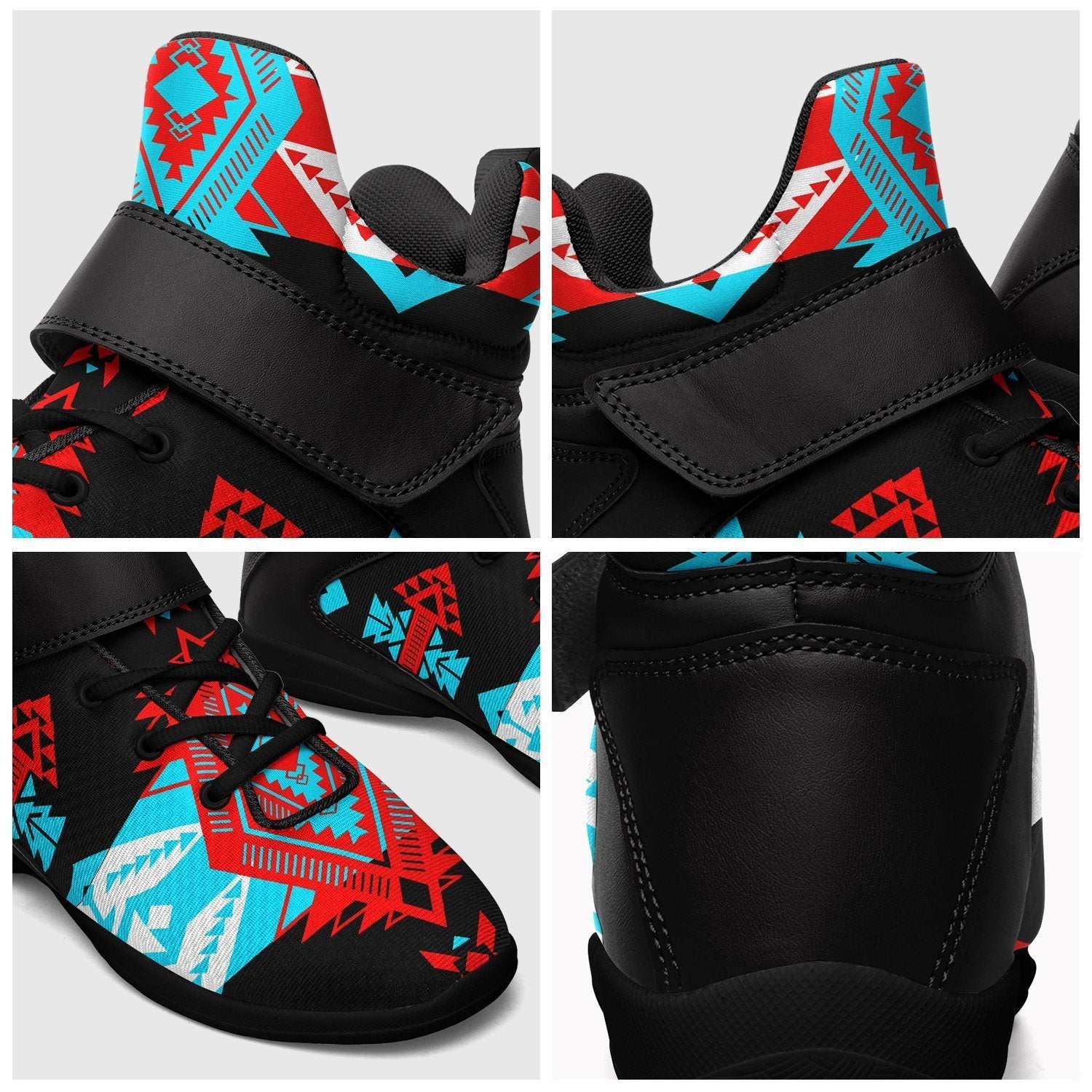 Sovereign Nation Trade Ipottaa Basketball / Sport High Top Shoes - Black Sole 49 Dzine