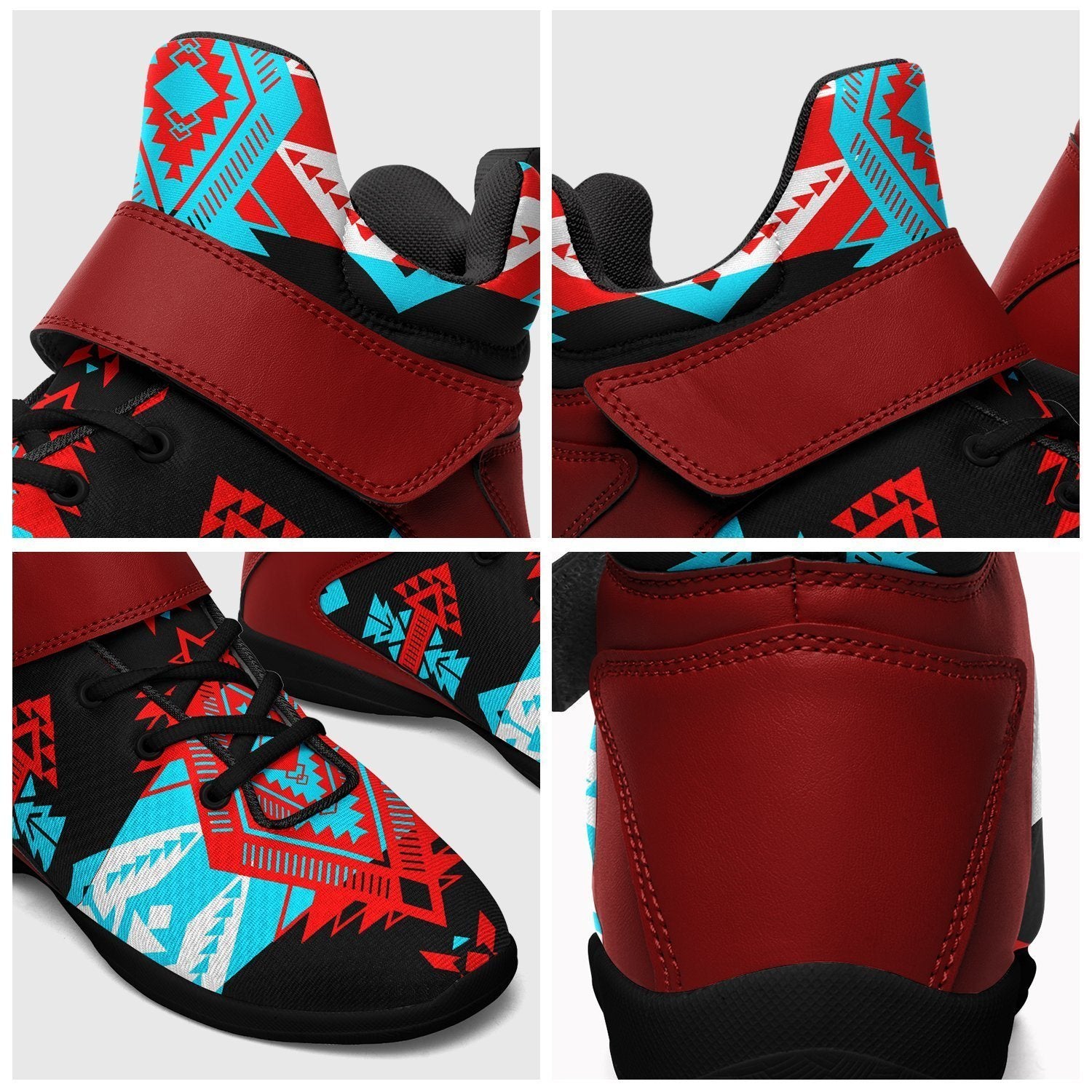 Sovereign Nation Trade Ipottaa Basketball / Sport High Top Shoes - Black Sole 49 Dzine