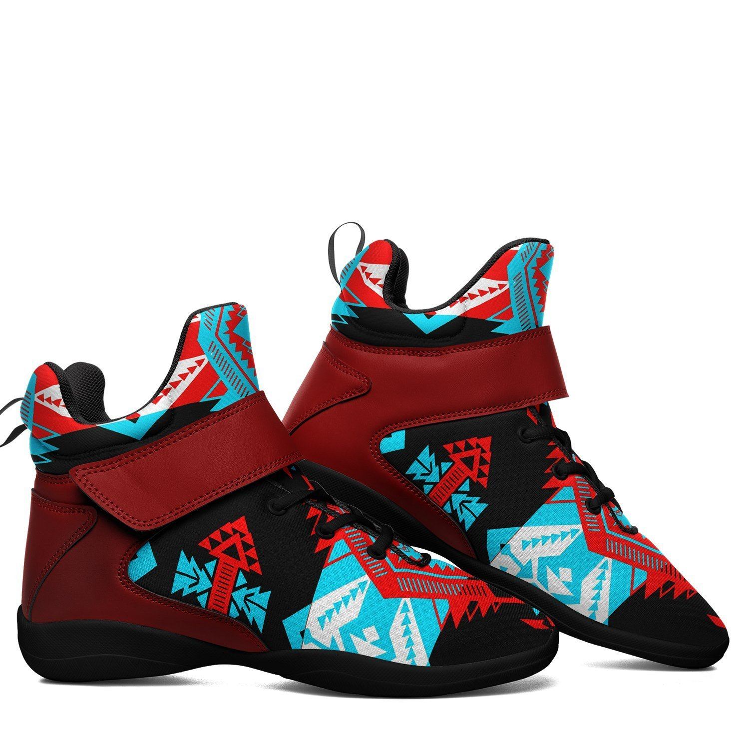 Sovereign Nation Trade Ipottaa Basketball / Sport High Top Shoes - Black Sole 49 Dzine