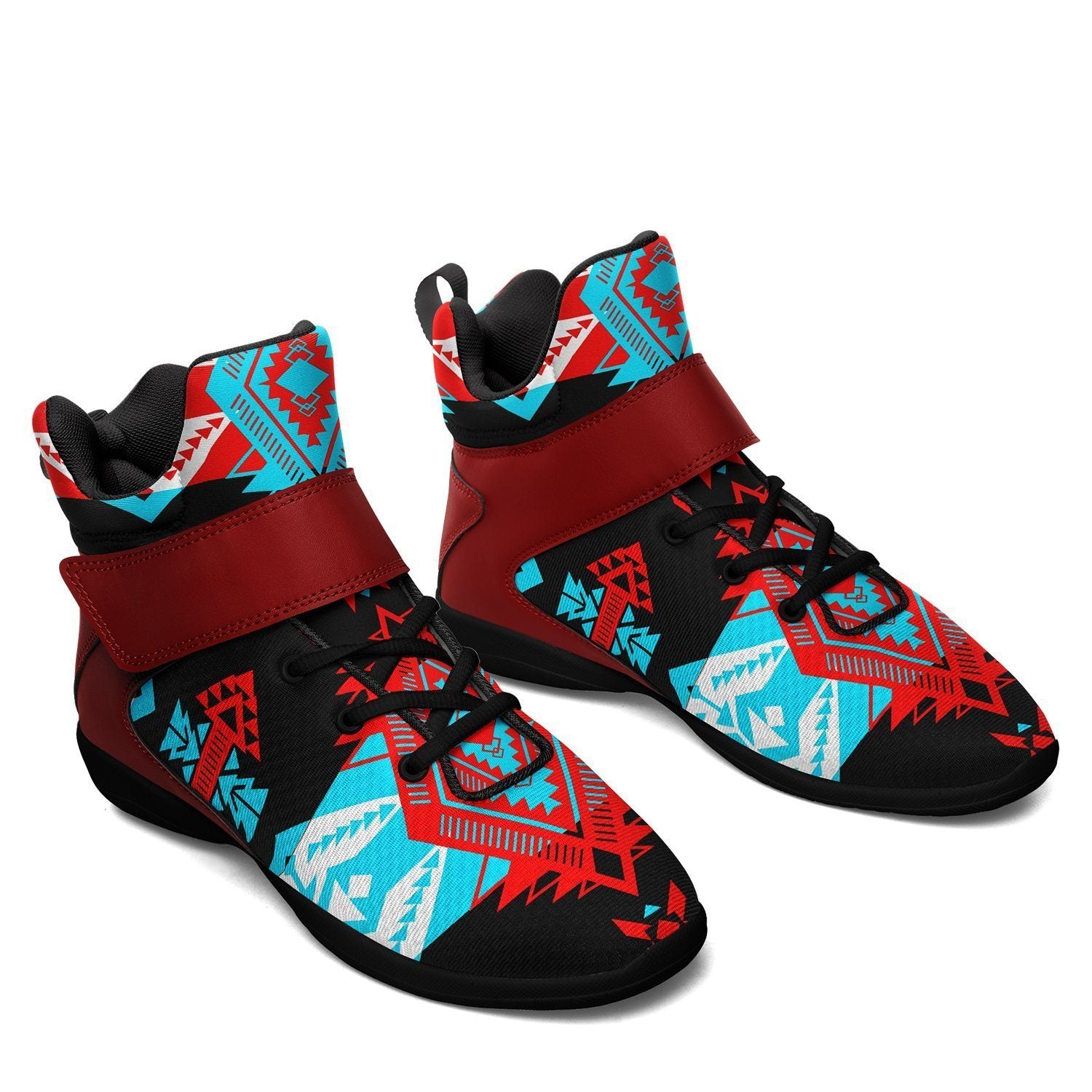 Sovereign Nation Trade Ipottaa Basketball / Sport High Top Shoes - Black Sole 49 Dzine