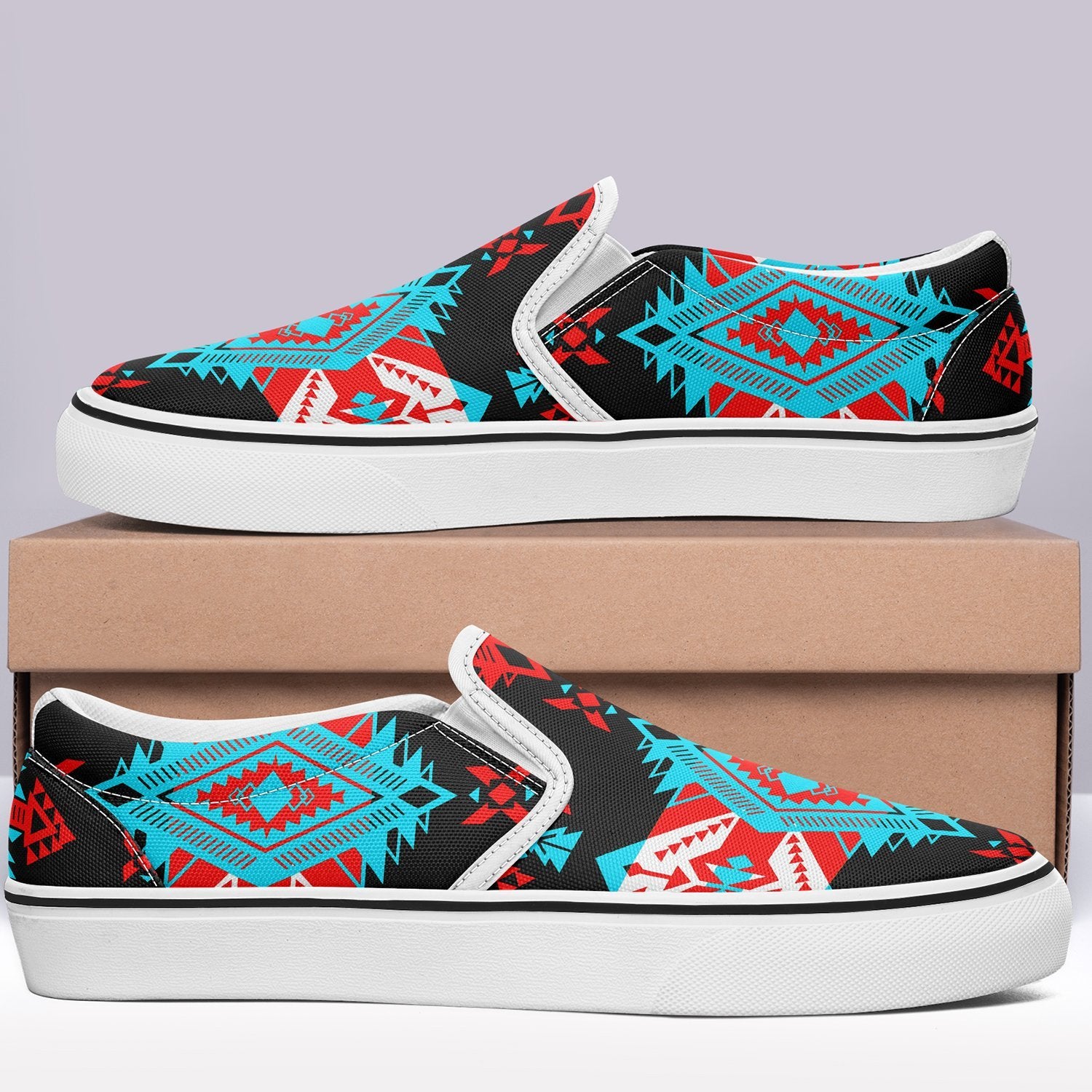 Sovereign Nation Trade Otoyimm Canvas Slip On Shoes 49 Dzine