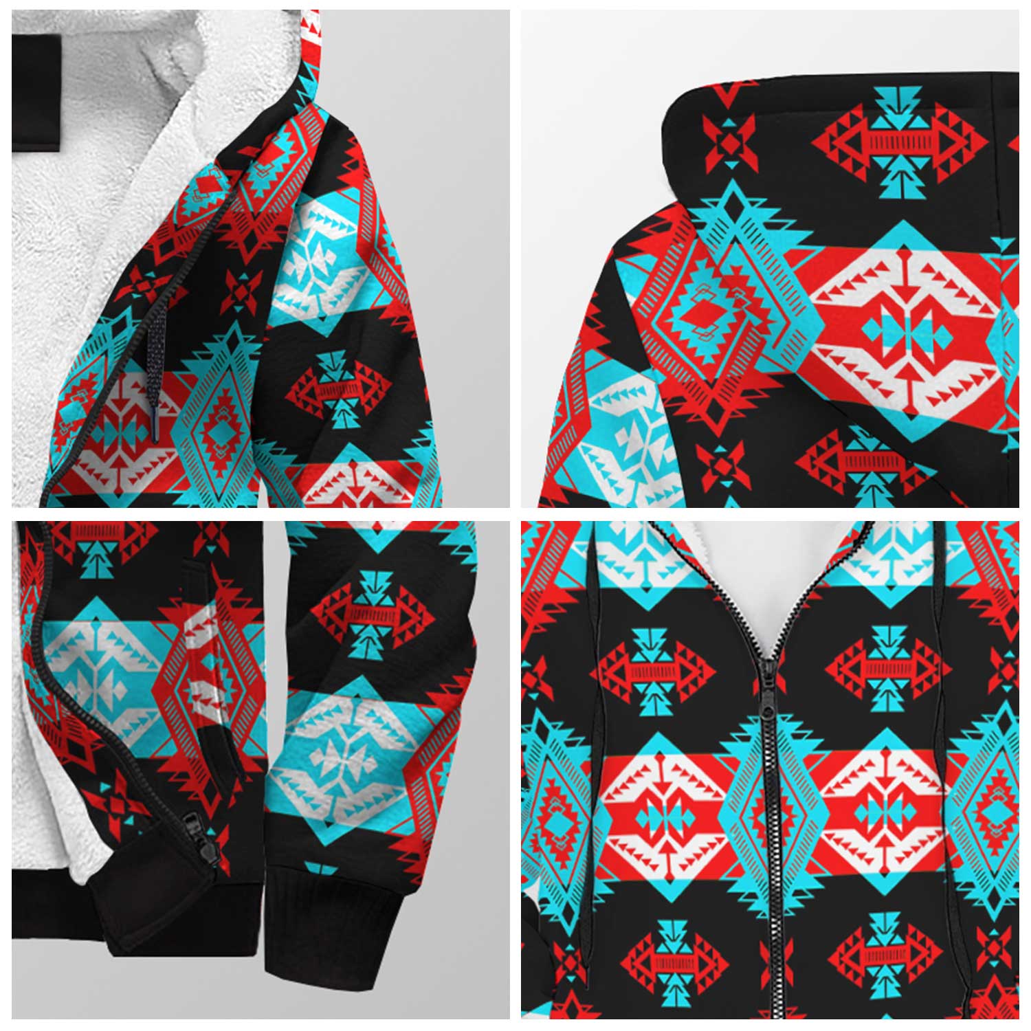 Sovereign Nation Trade Sherpa Hoodie 49 Dzine