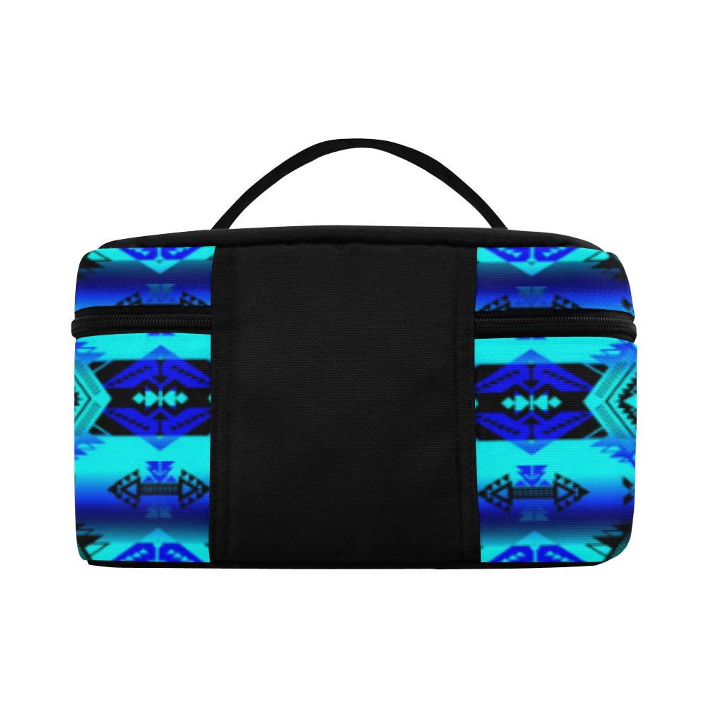 Soveriegn Nation Midnight Cosmetic Bag/Large (Model 1658) Cosmetic Bag e-joyer