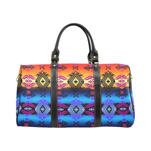 Soveriegn Nation Sunset New Waterproof Travel Bag/Large (Model 1639) Waterproof Travel Bags (1639) e-joyer