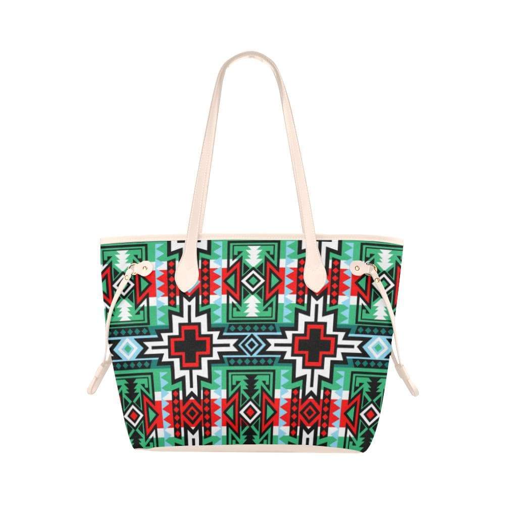 Star Blanket Clover Canvas Tote Bag (Model 1661) Clover Canvas Tote Bag (1661) e-joyer