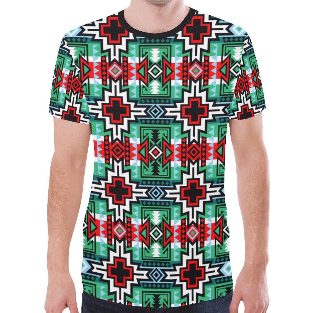 Star Blanket New All Over Print T-shirt for Men/Large Size (Model T45) New All Over Print T-shirt for Men/Large (T45) e-joyer
