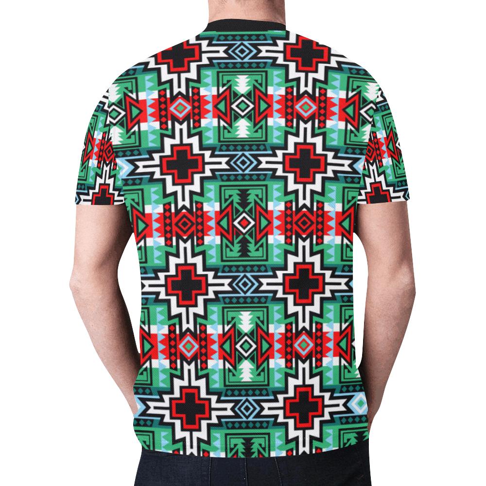Star Blanket New All Over Print T-shirt for Men/Large Size (Model T45) New All Over Print T-shirt for Men/Large (T45) e-joyer