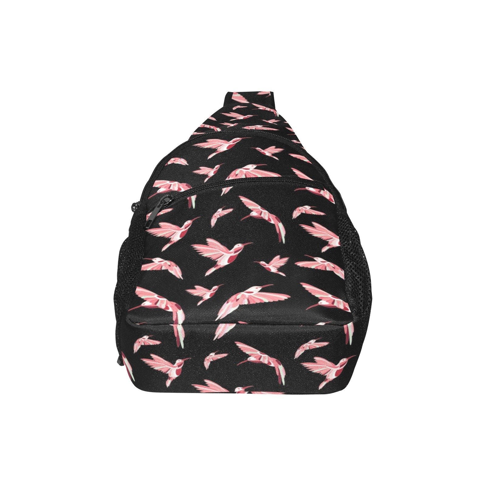 Strawberry Black All Over Print Chest Bag (Model 1719) All Over Print Chest Bag (1719) e-joyer