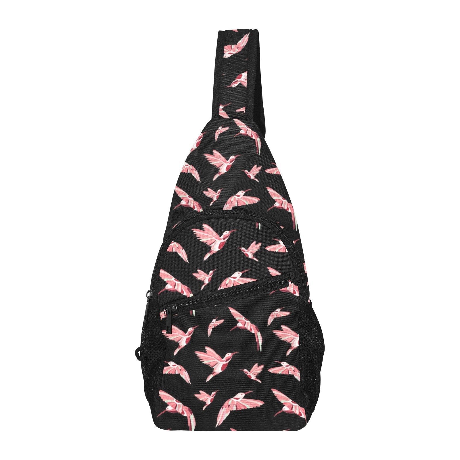 Strawberry Black All Over Print Chest Bag (Model 1719) All Over Print Chest Bag (1719) e-joyer