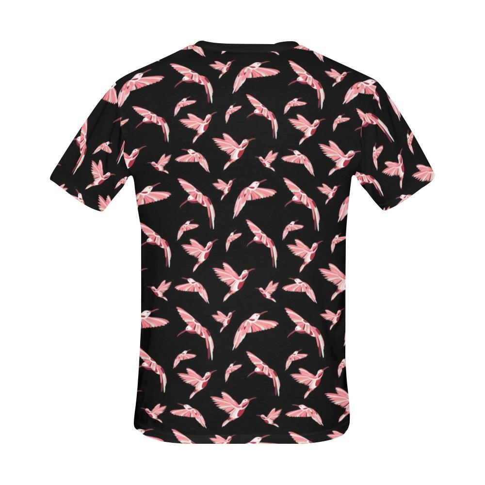 Strawberry Black All Over Print T-Shirt for Men (USA Size) (Model T40) All Over Print T-Shirt for Men (T40) e-joyer