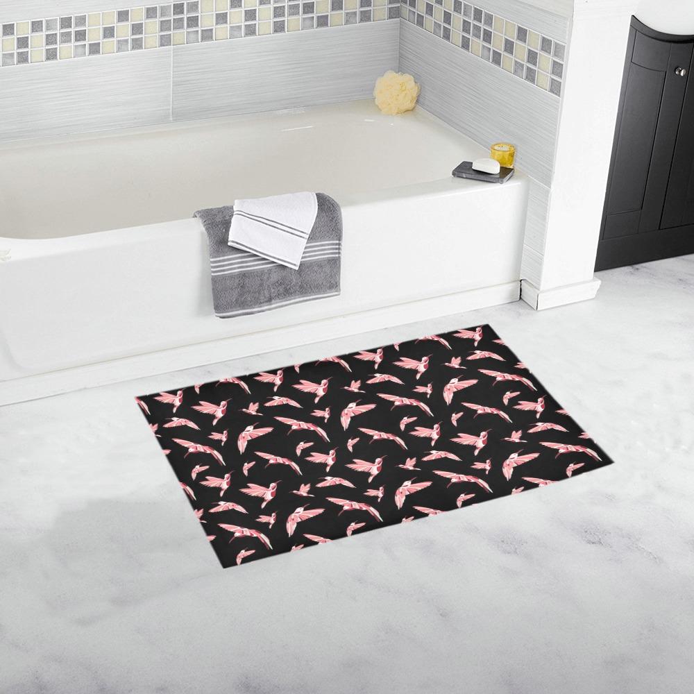 Strawberry Black Bath Rug 16''x 28'' Bath Rug 16''x 28'' e-joyer