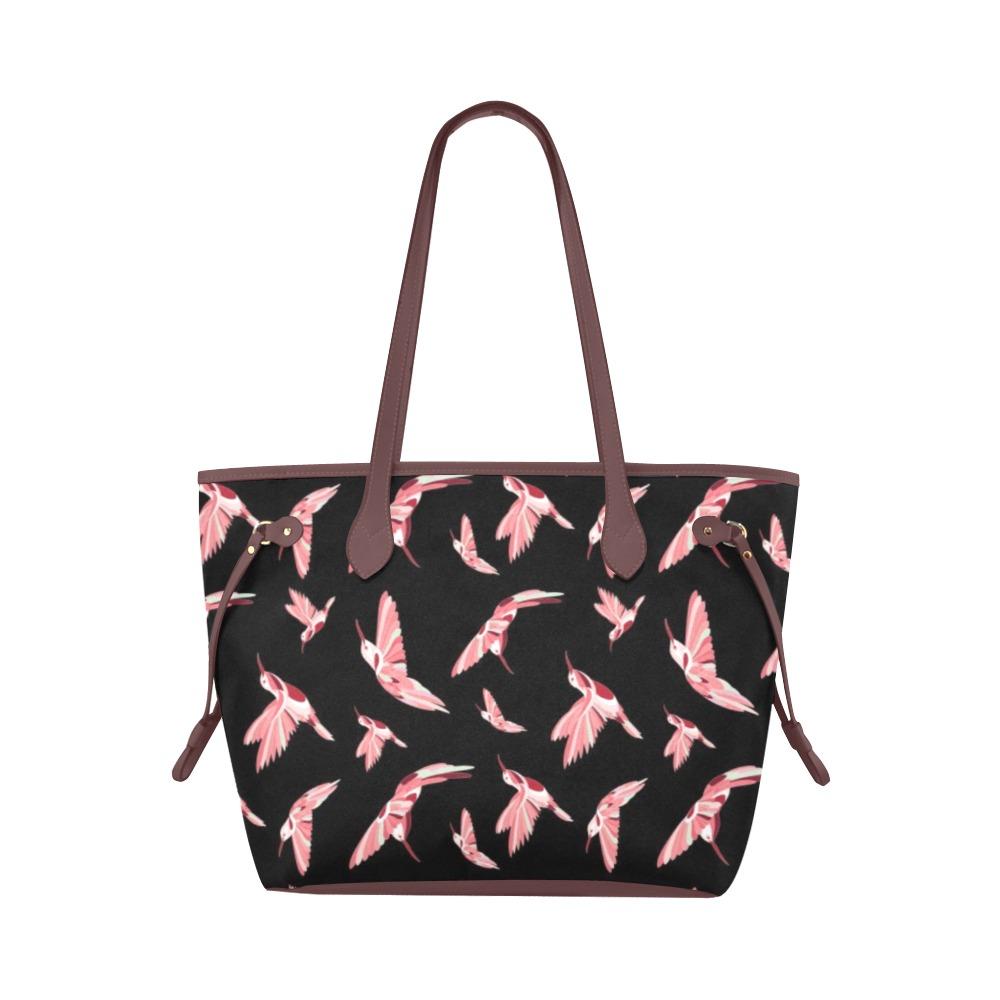 Strawberry Black Clover Canvas Tote Bag (Model 1661) Clover Canvas Tote Bag (1661) e-joyer