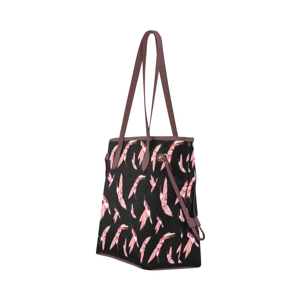 Strawberry Black Clover Canvas Tote Bag (Model 1661) Clover Canvas Tote Bag (1661) e-joyer