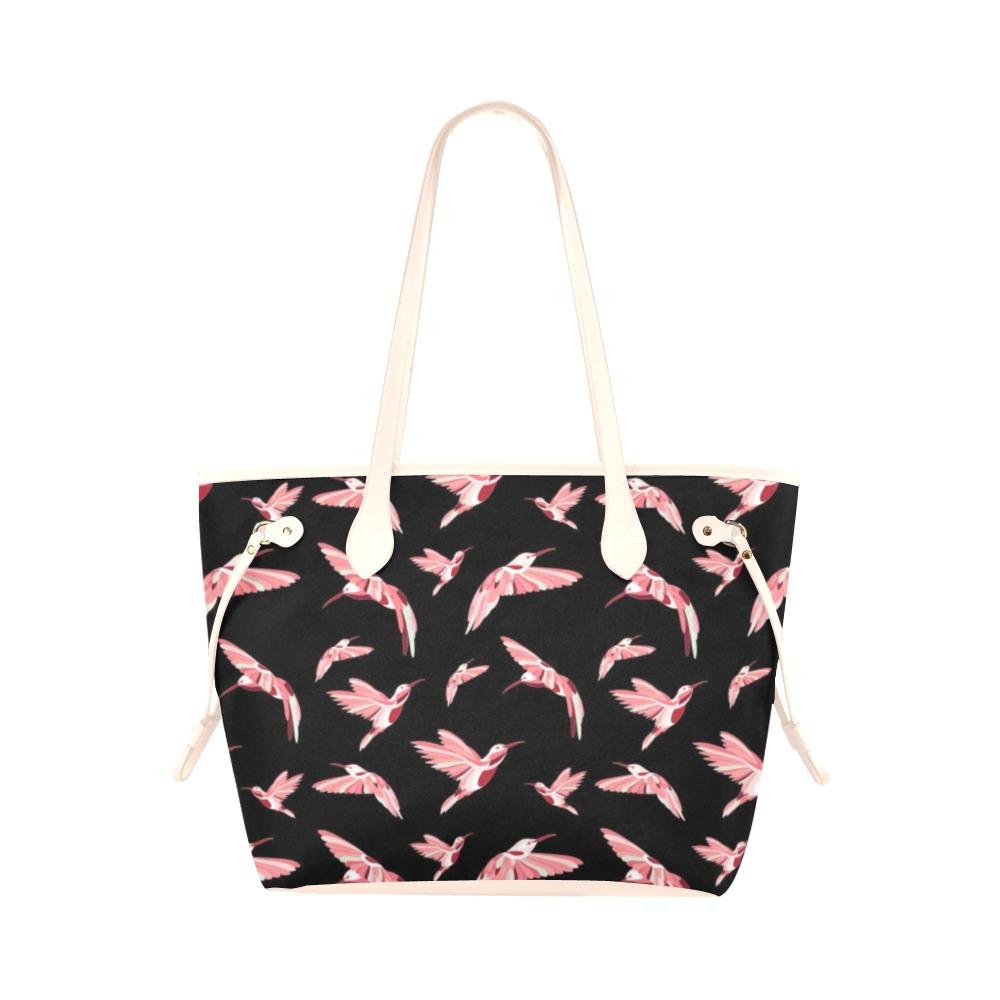 Strawberry Black Clover Canvas Tote Bag (Model 1661) Clover Canvas Tote Bag (1661) e-joyer